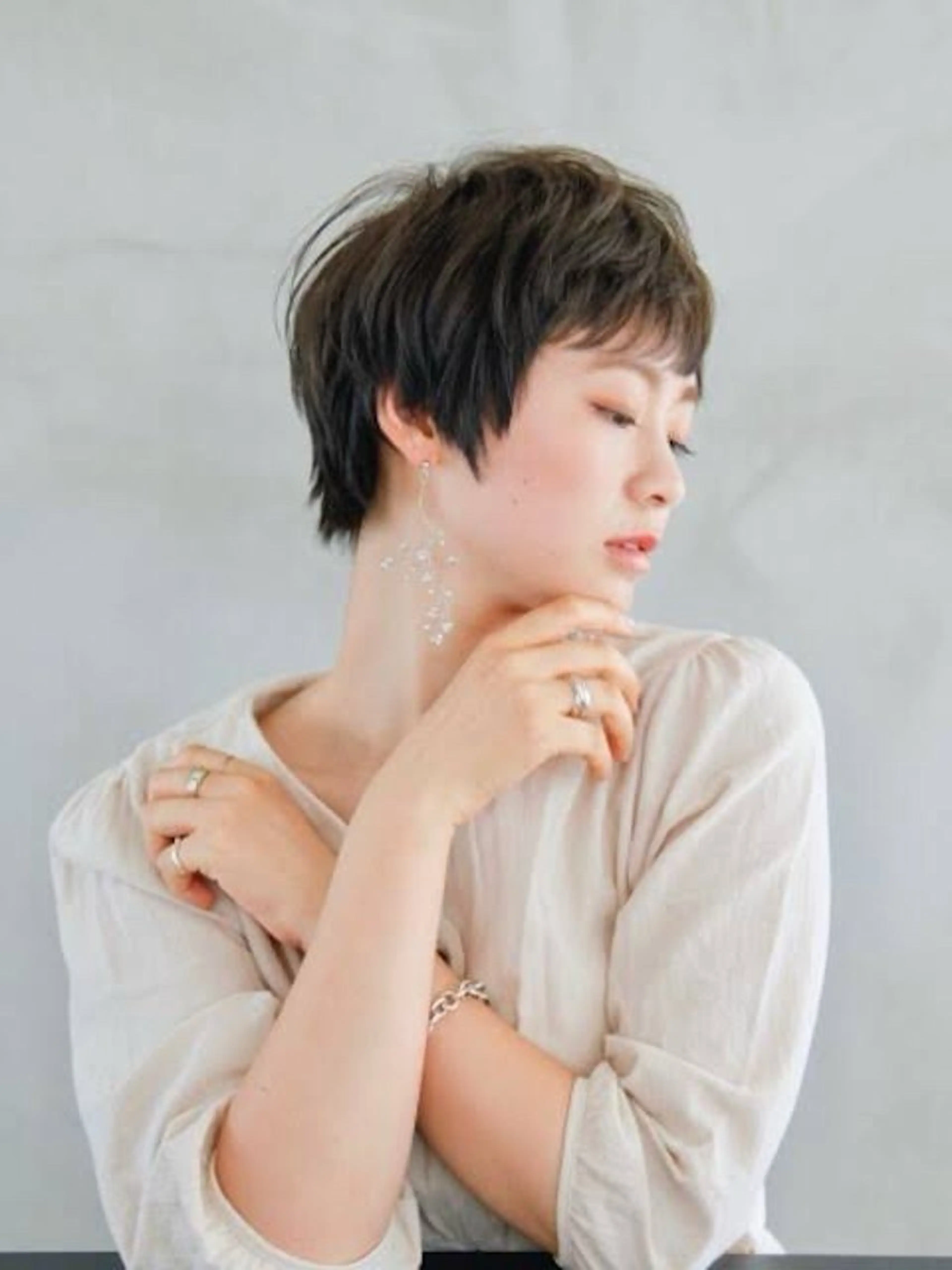 ショート 峯田 優花のヘアスタイル