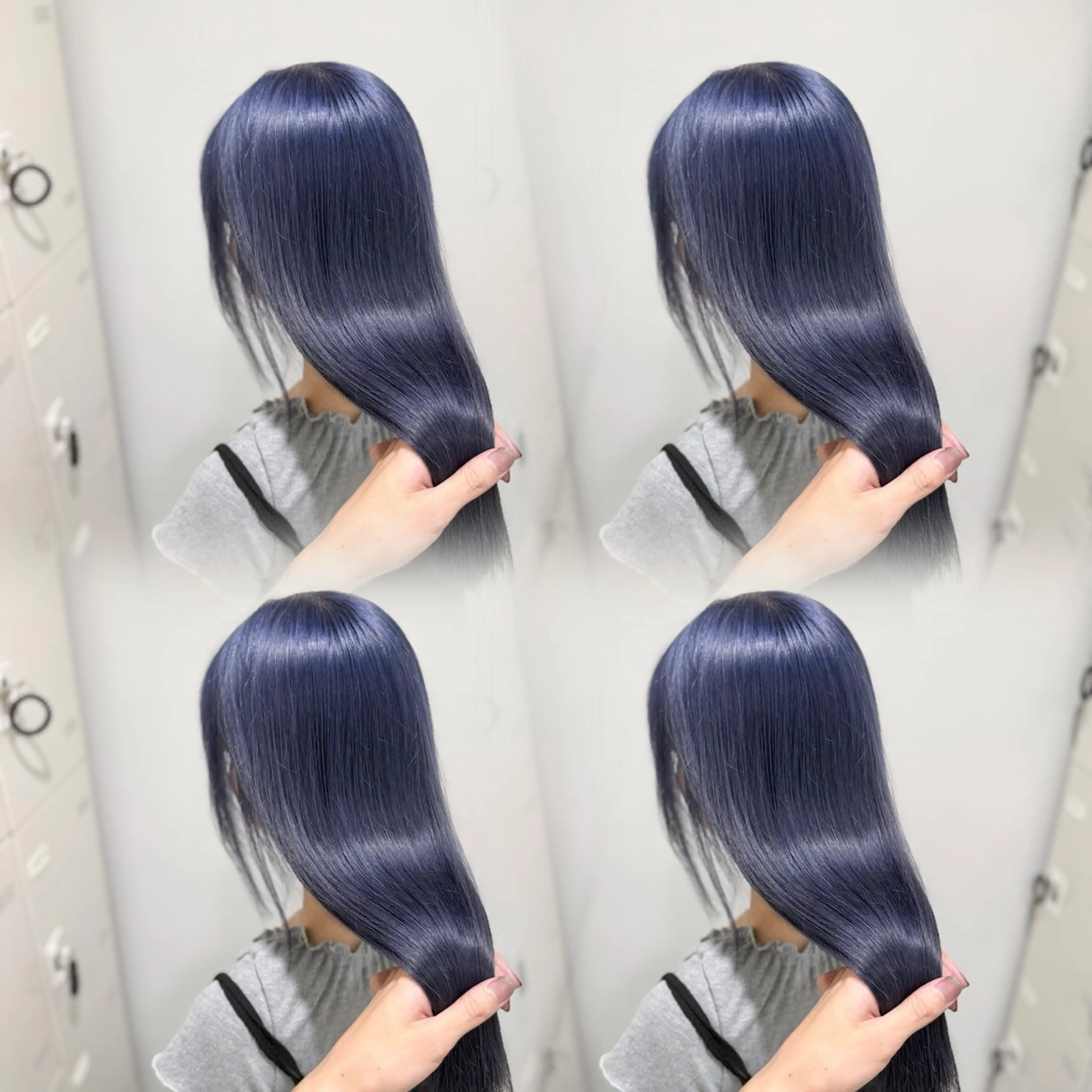 セミロング カラー 🤍横浜ブリーチ /レイヤーカット🤍のヘアスタイル