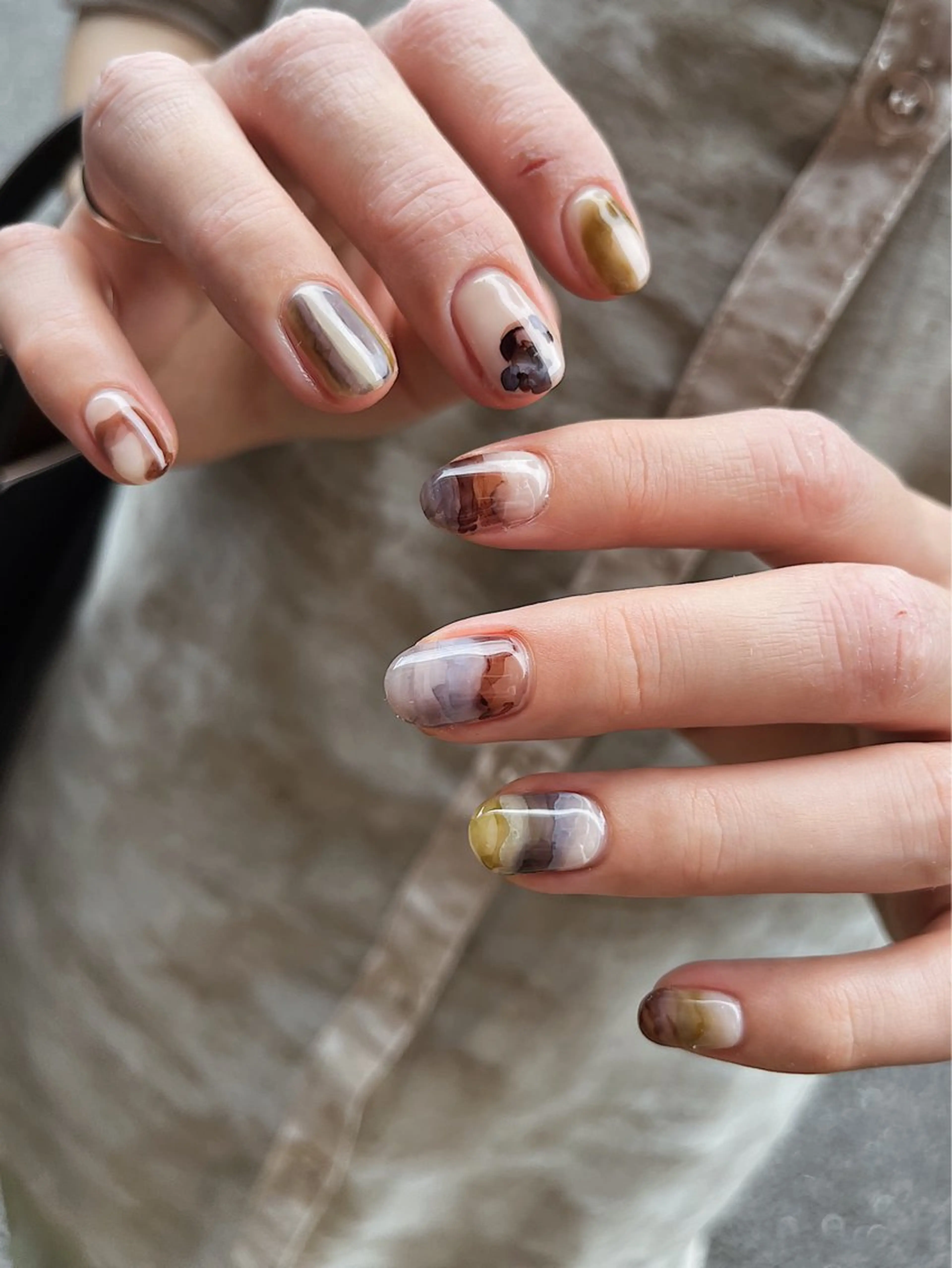 ネイル ニュアンスネイル ハンドネイル Glanz regaro所属・Glanz regaroのネイルデザイン