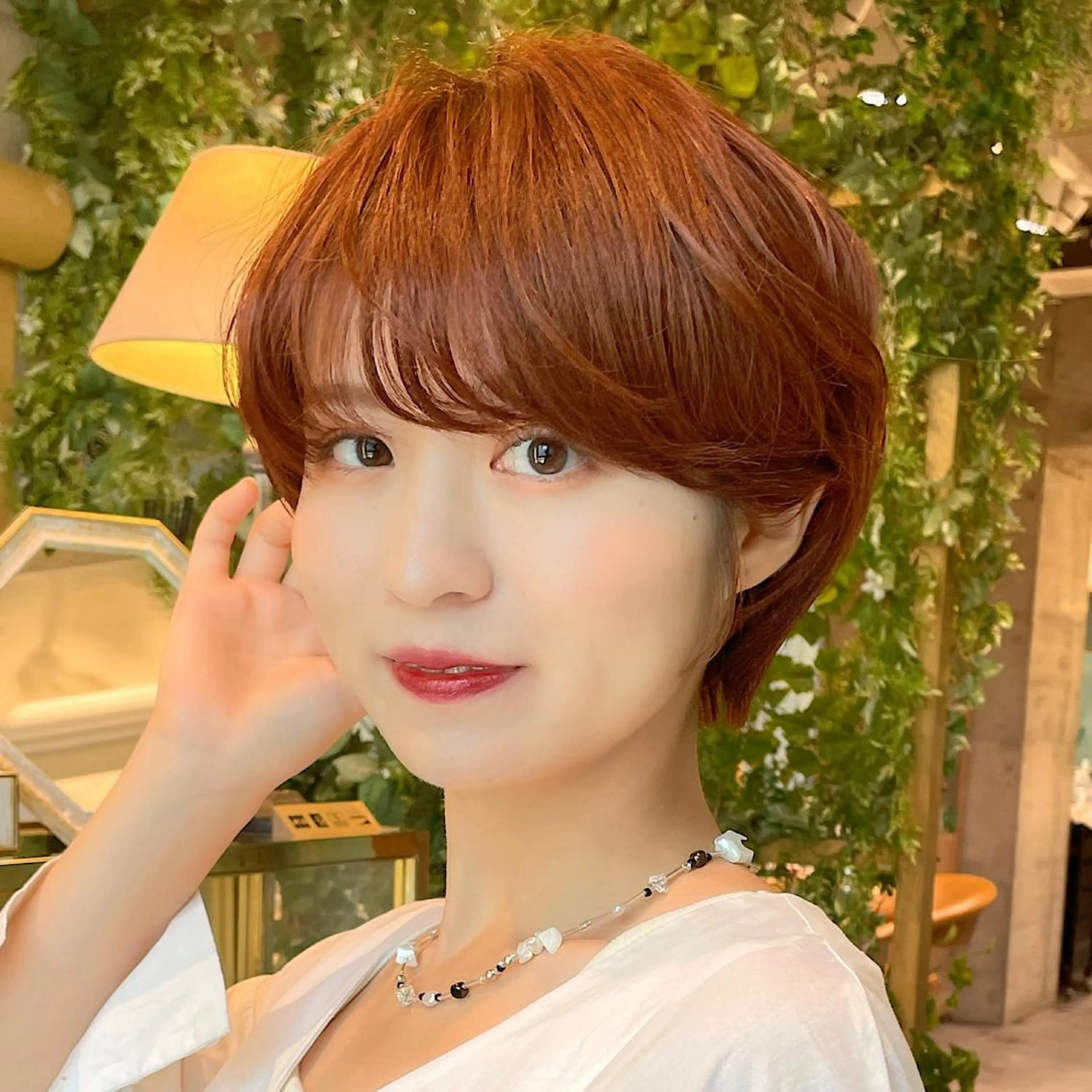 ショート カラー ショートヘア 小泉 葵のヘアスタイル