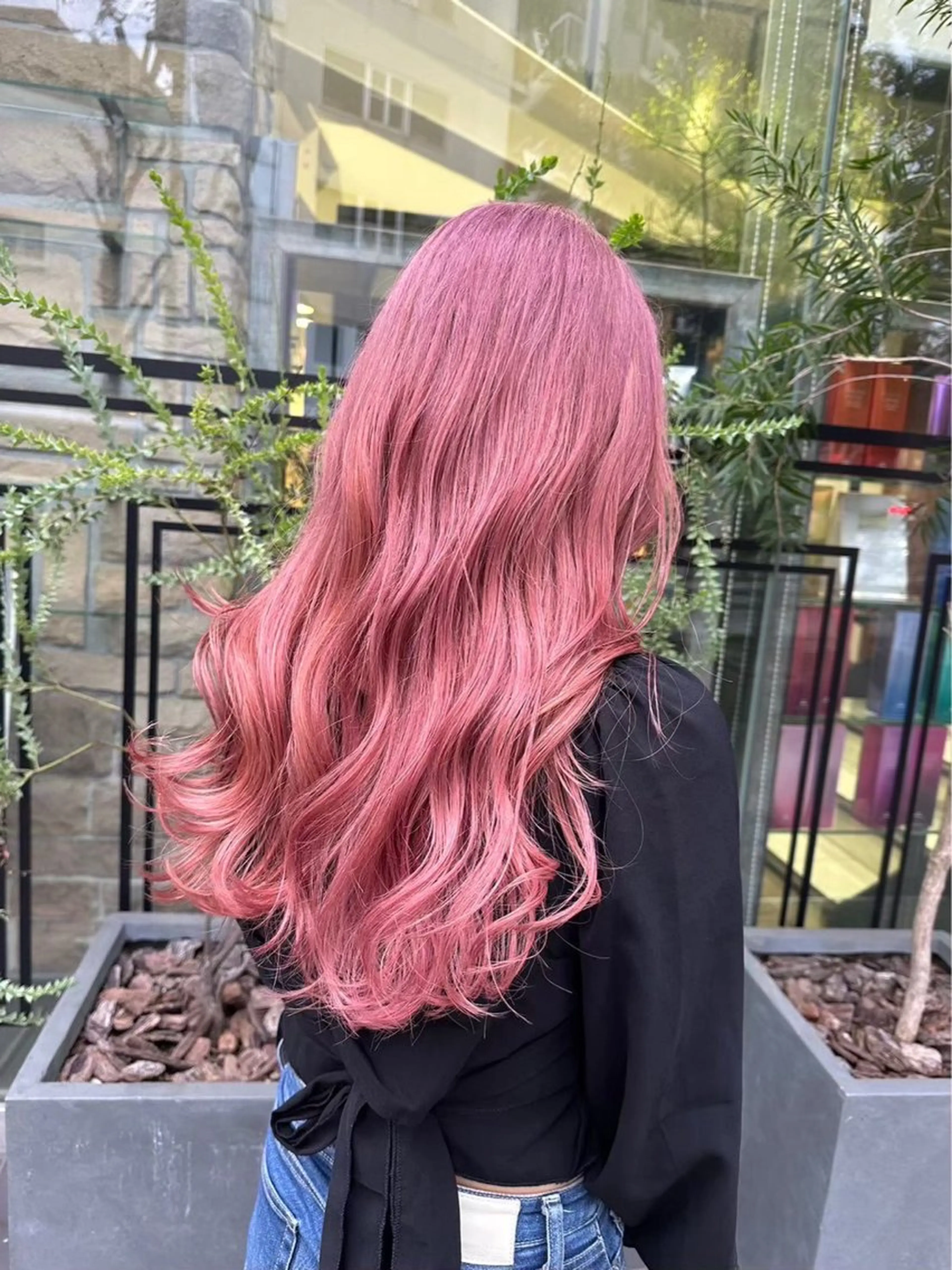 ロング カラー ヘアカラー waka❤️✨ レイヤーボブ/ネイルのヘアスタイル