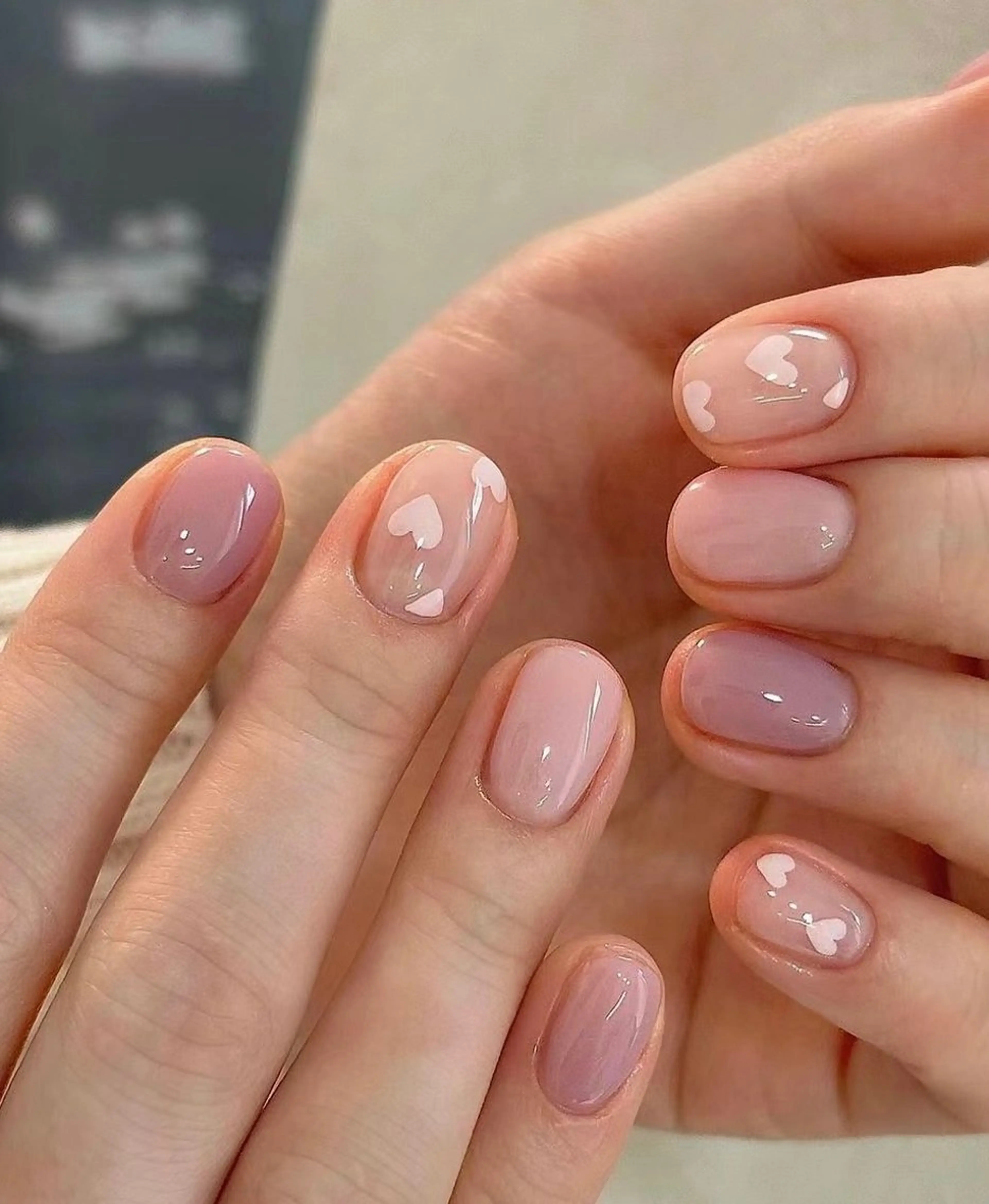 ネイル ハンドネイル ハンドケア ネイル＆アイラッシュ ∩_∩アオイのネイルデザイン