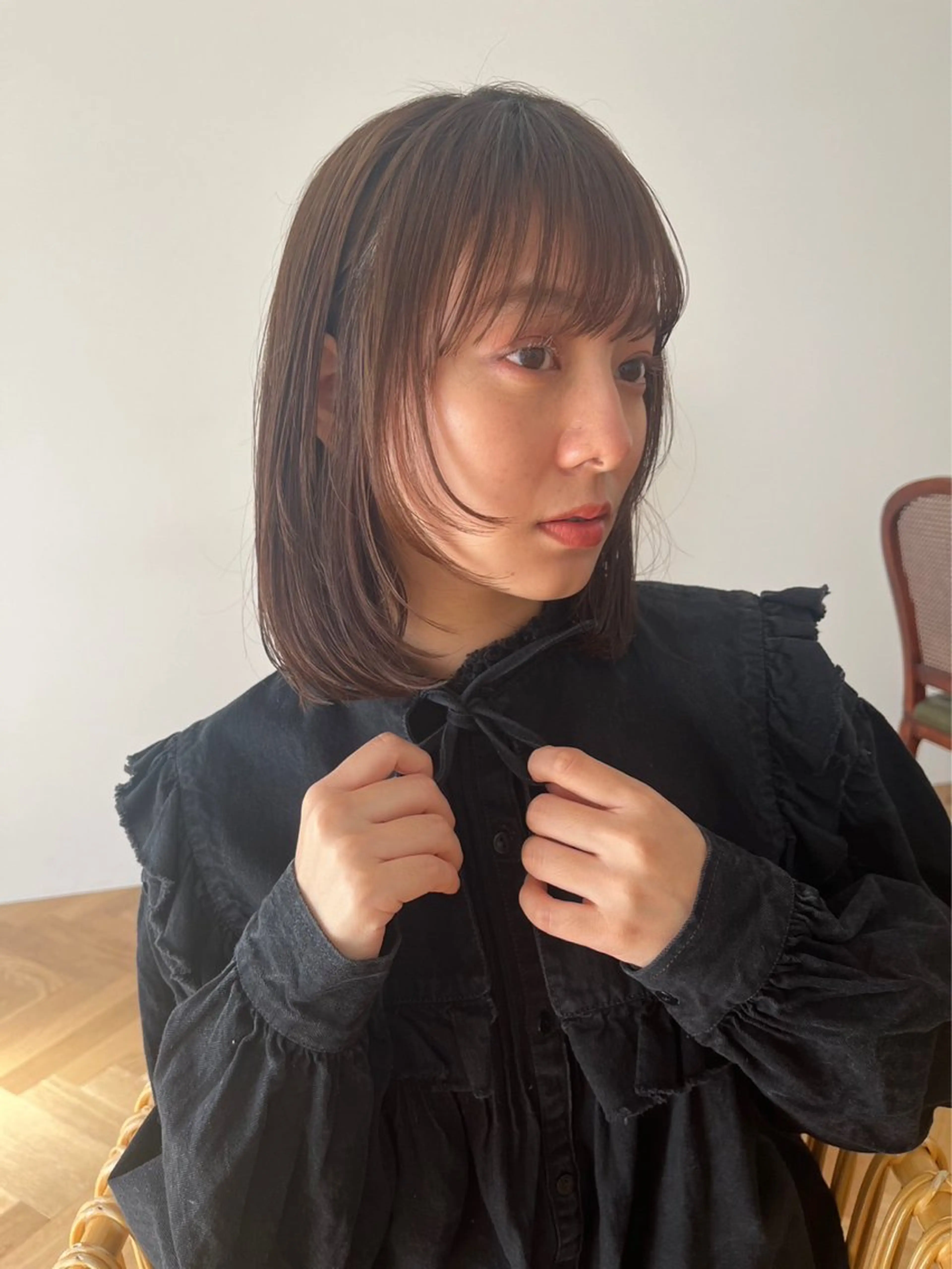 ロング 顔周りカット シャギー ささき かおる / 佐々木 薫のヘアスタイル