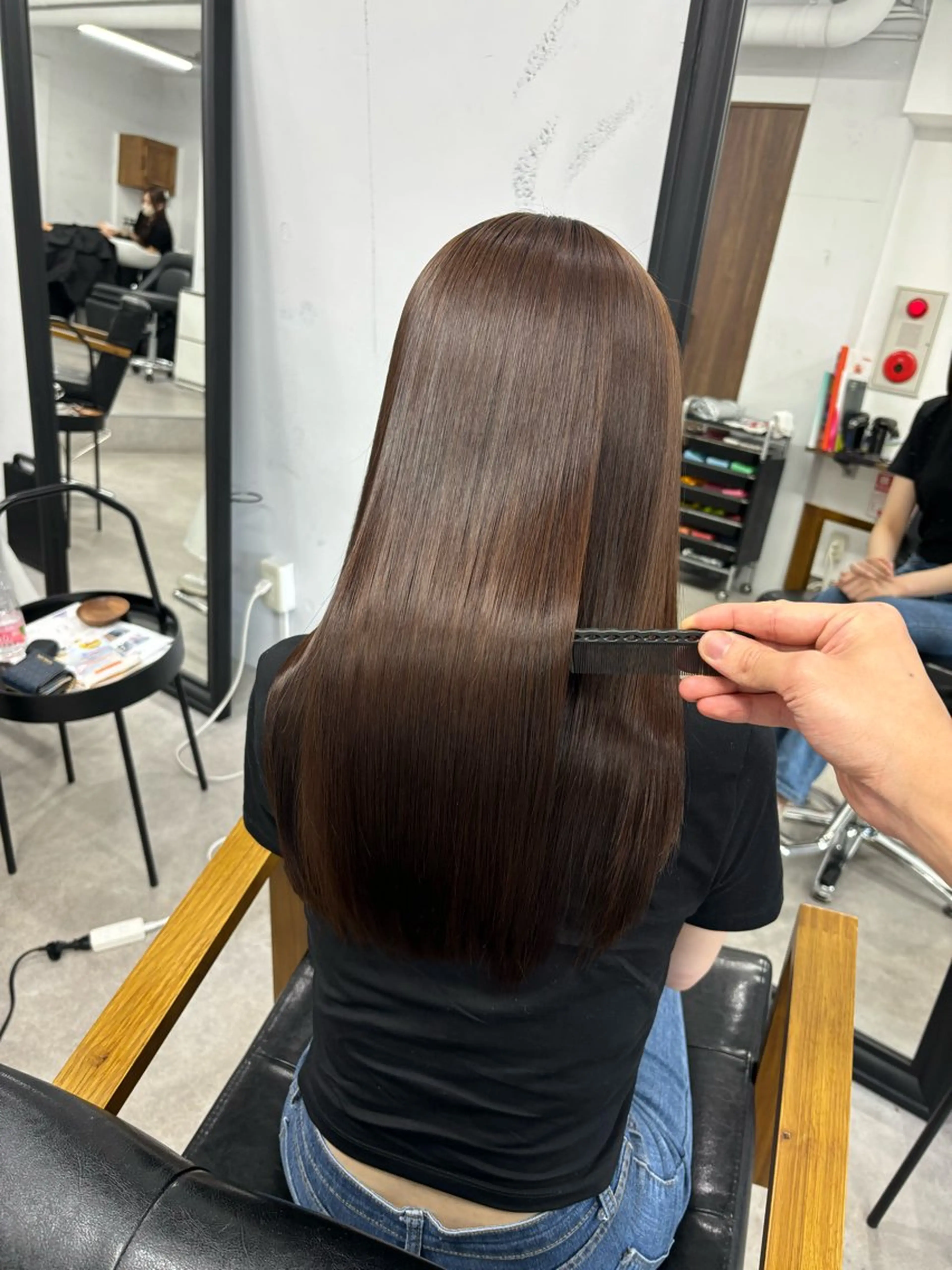 ロング 髪質改善 縮毛矯正 トリートメント 縮毛矯正 トリートメント darts所属・マツダ レンのヘアスタイル