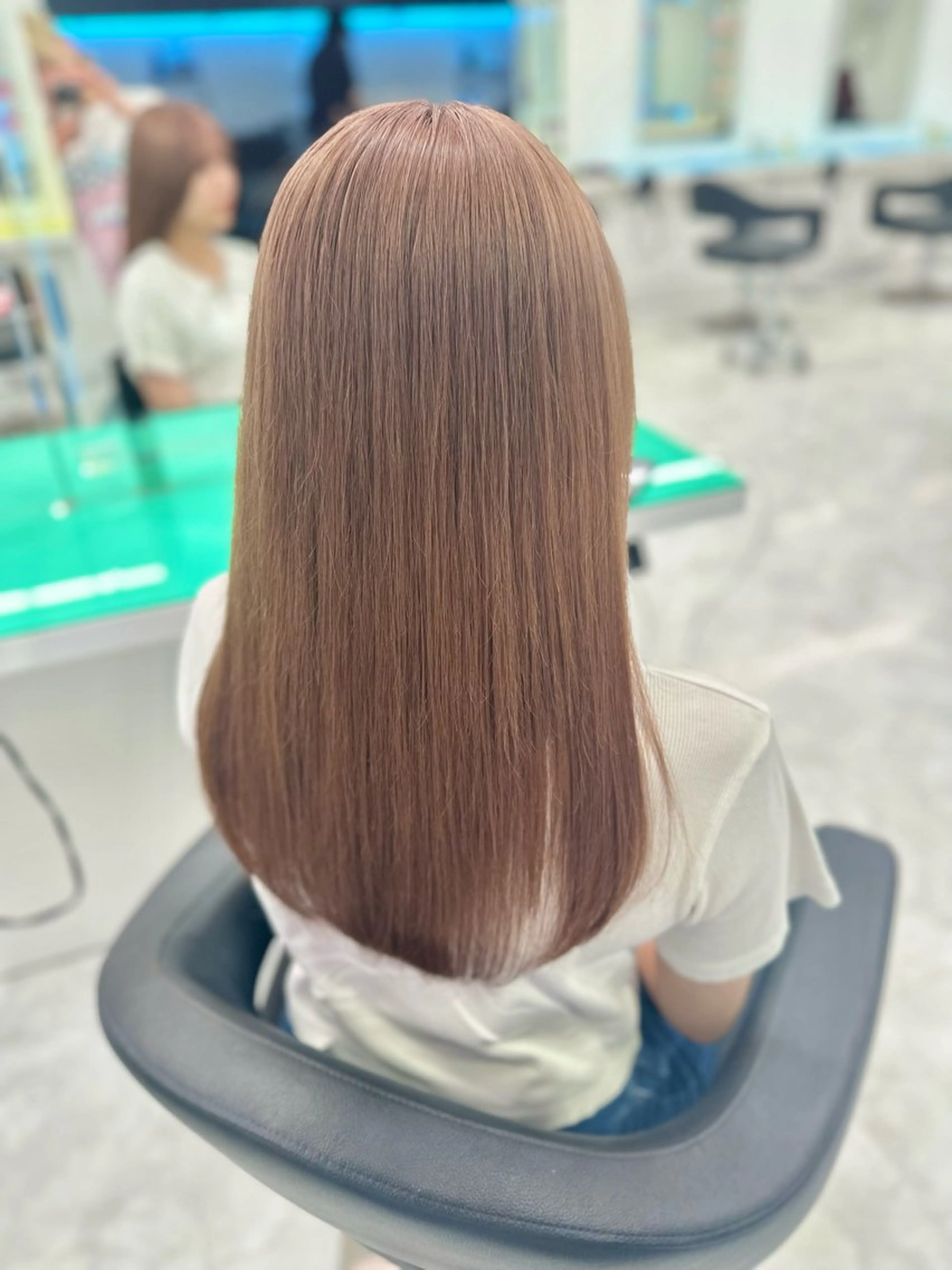 セミロング カラー ブリーチ ケアブリーチ トリートメント ♡ダブルカラー特化♡ miyuのヘアスタイル