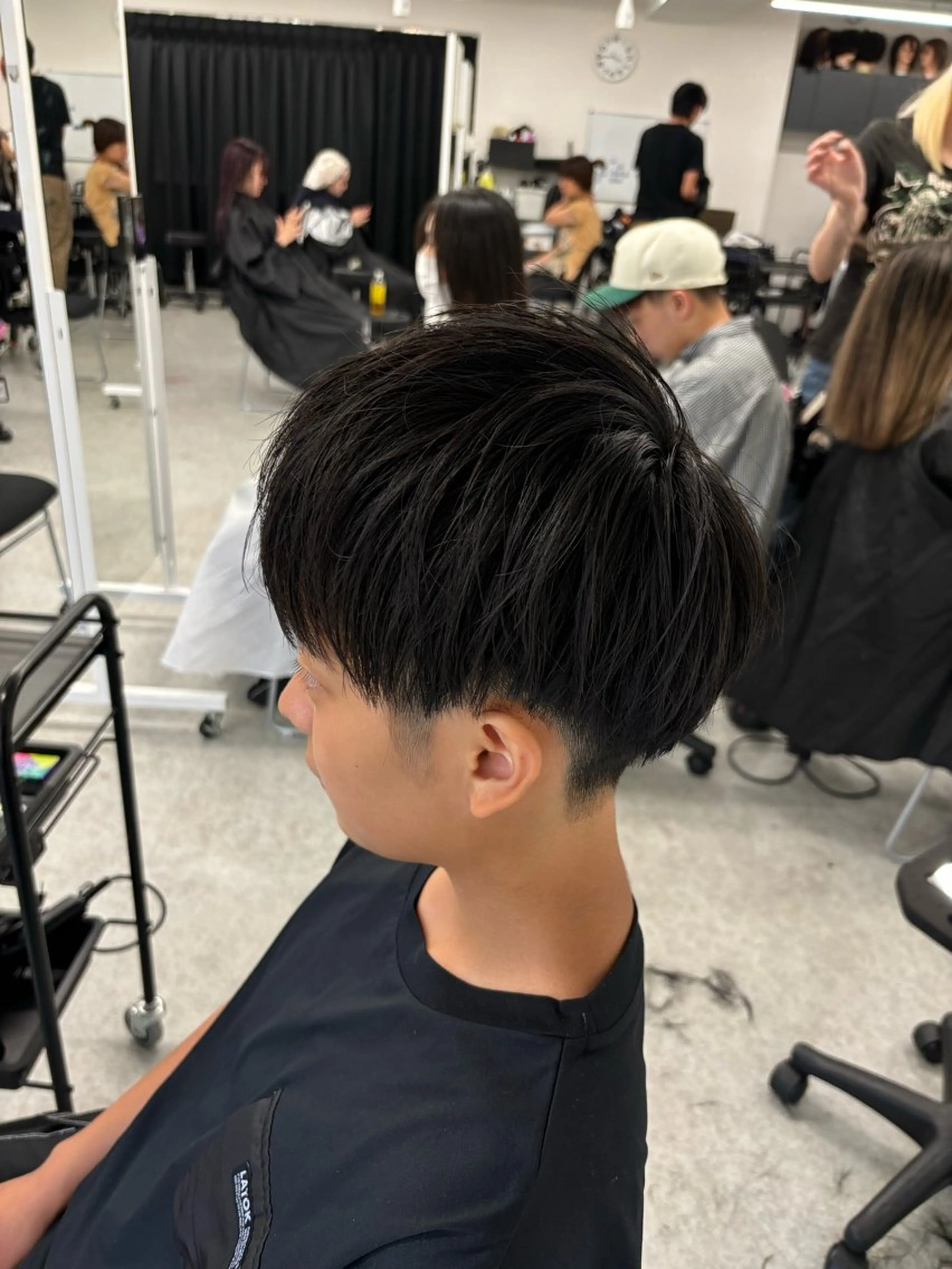 ショート カット ヘッドスパ ヘアセット 透明感ハイトーン☁️ 斗和🫧天神のヘアスタイル