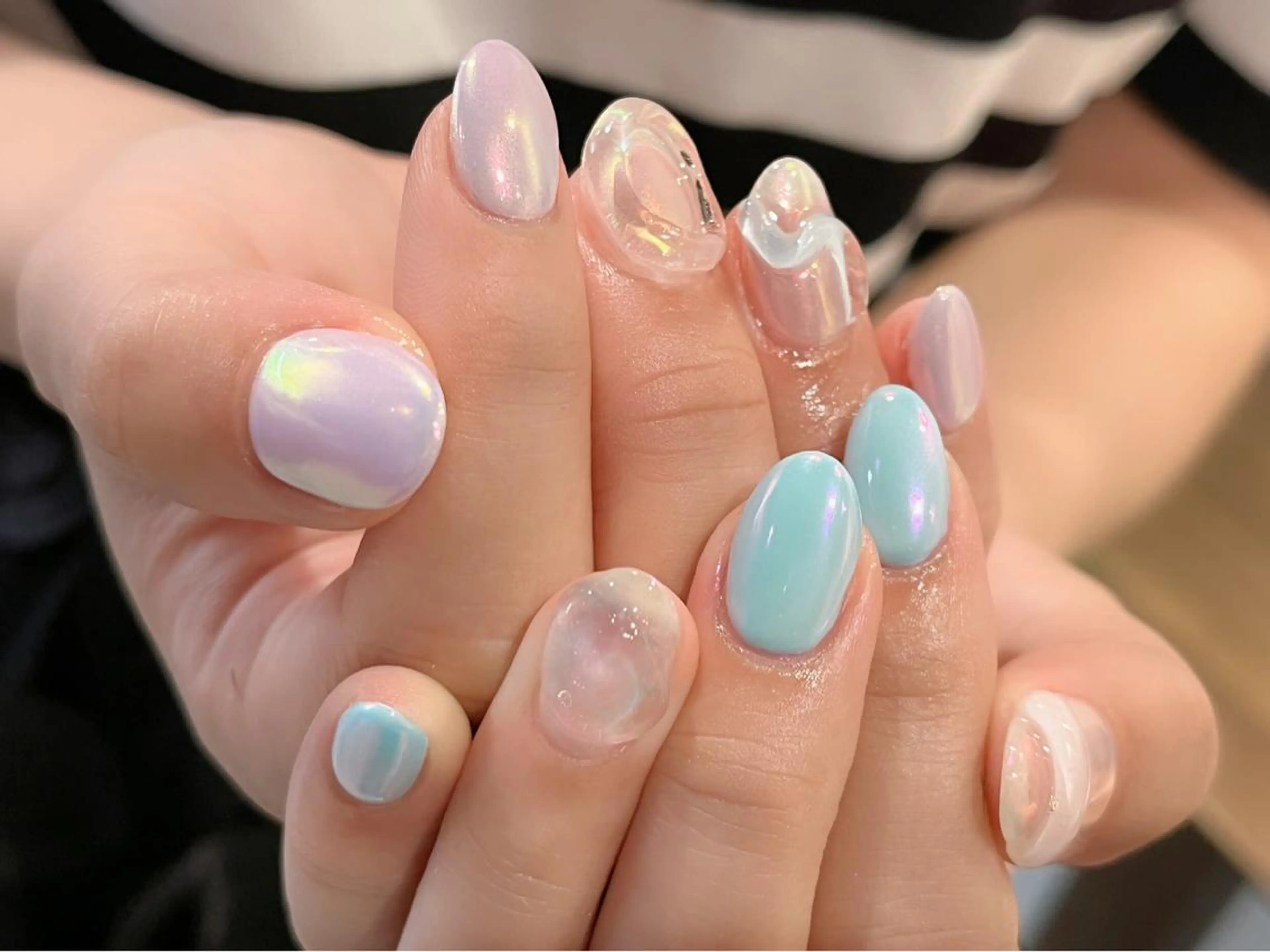 ネイル ハンドネイル Protea ❁⃘*.ﾟ清家 美穂のネイルデザイン