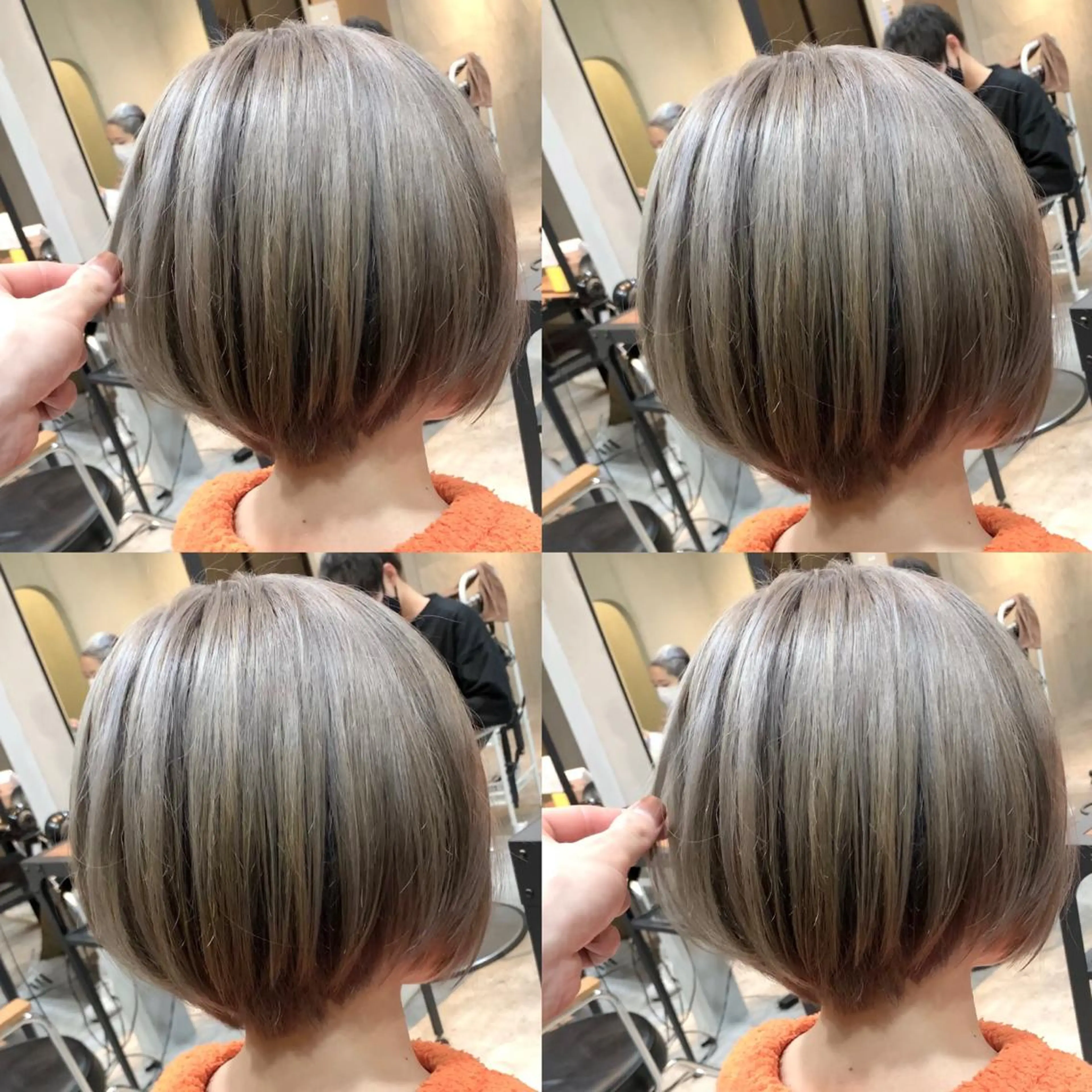 ショート カット ヘアカラー トリートメント lafith hair leco所属・西金 徹のヘアスタイル