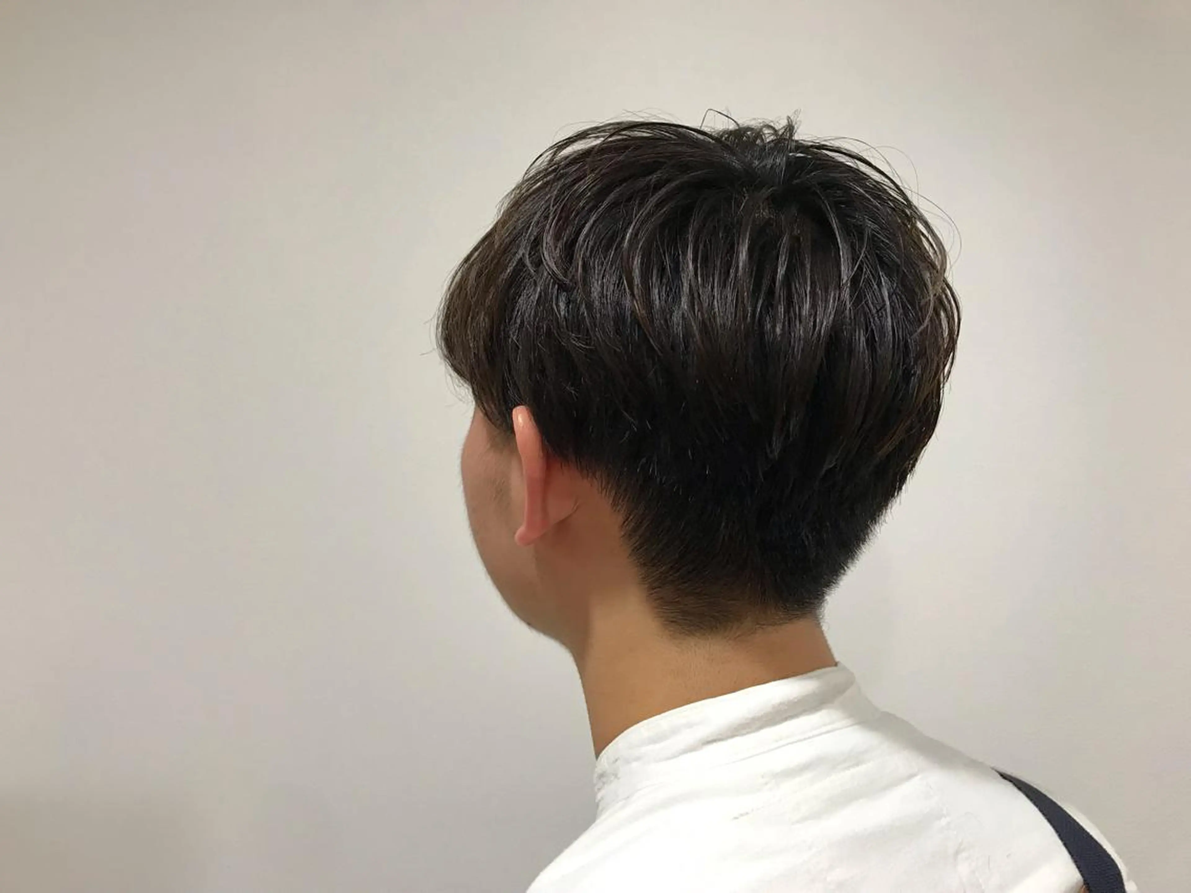 メンズ 暖色カラー🍊 ボブ🌿顔周りcutのヘアスタイル