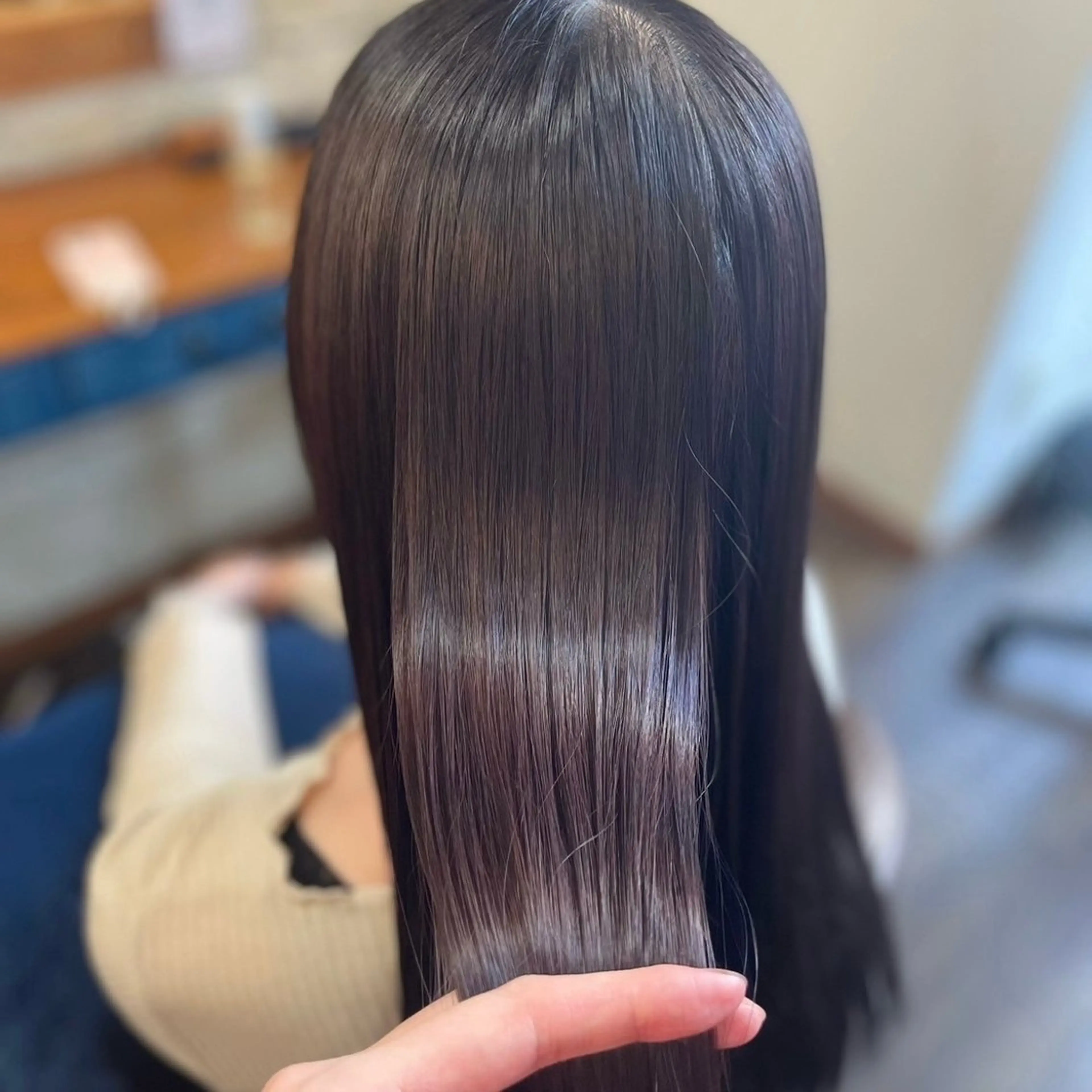ロング Haruka韓国風 似合わせカット♡のヘアスタイル