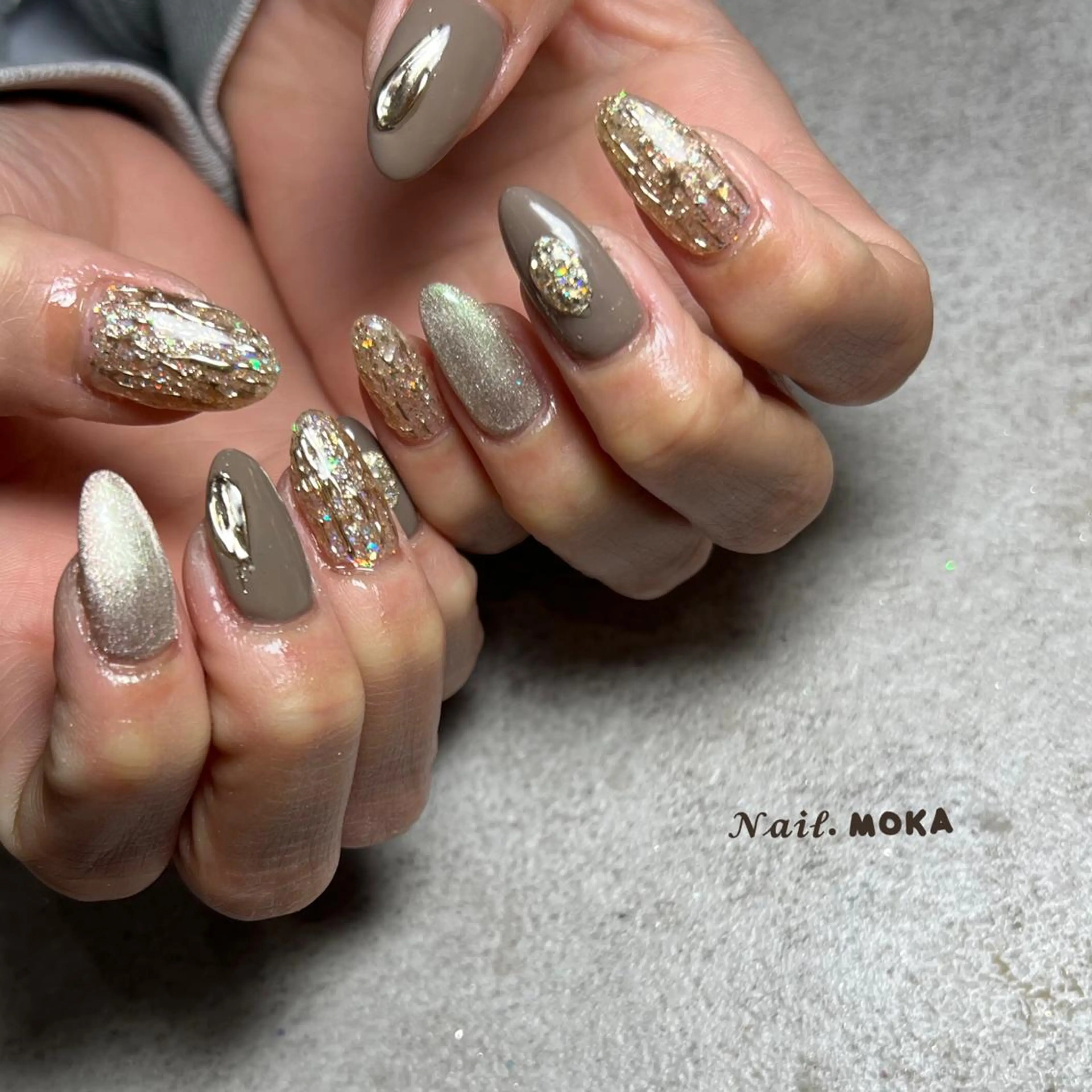 ネイル ニュアンスネイル ハンドネイル nail salon MOKAのネイルデザイン