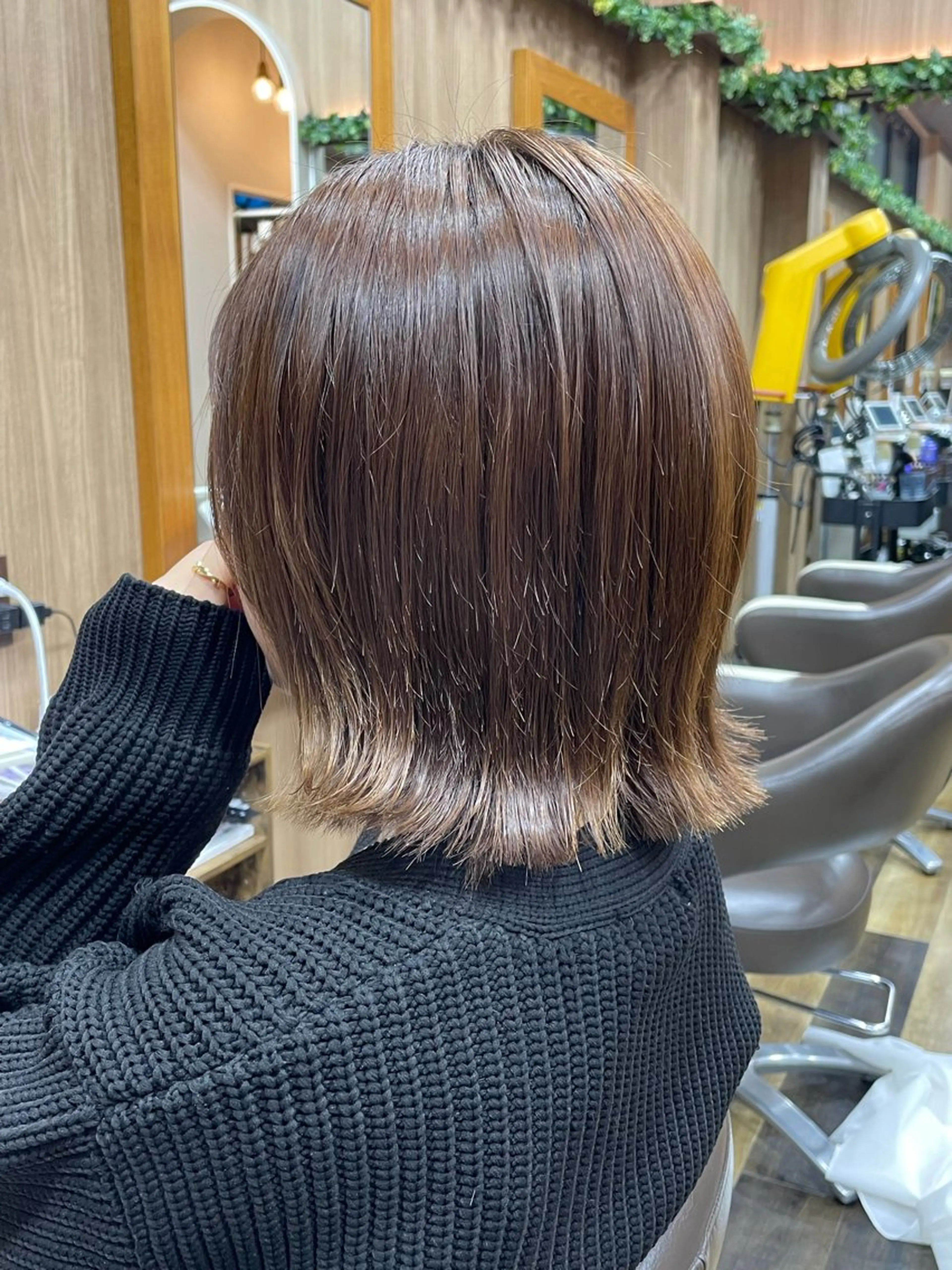 ミディアム カット 山際勇策 /岐阜美容師のヘアスタイル