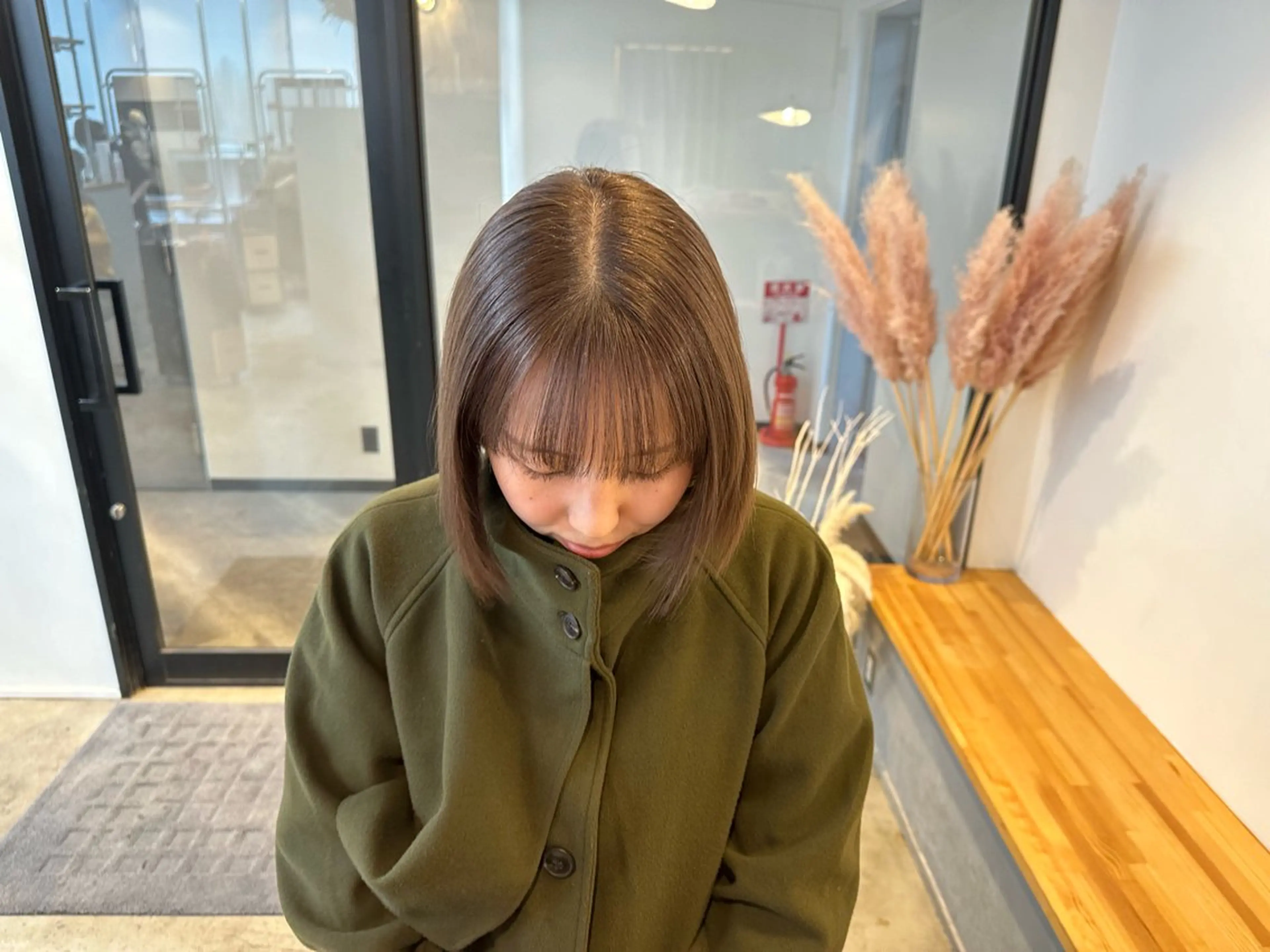 ショート カット ヘアカラー トリートメント yuika .のヘアスタイル