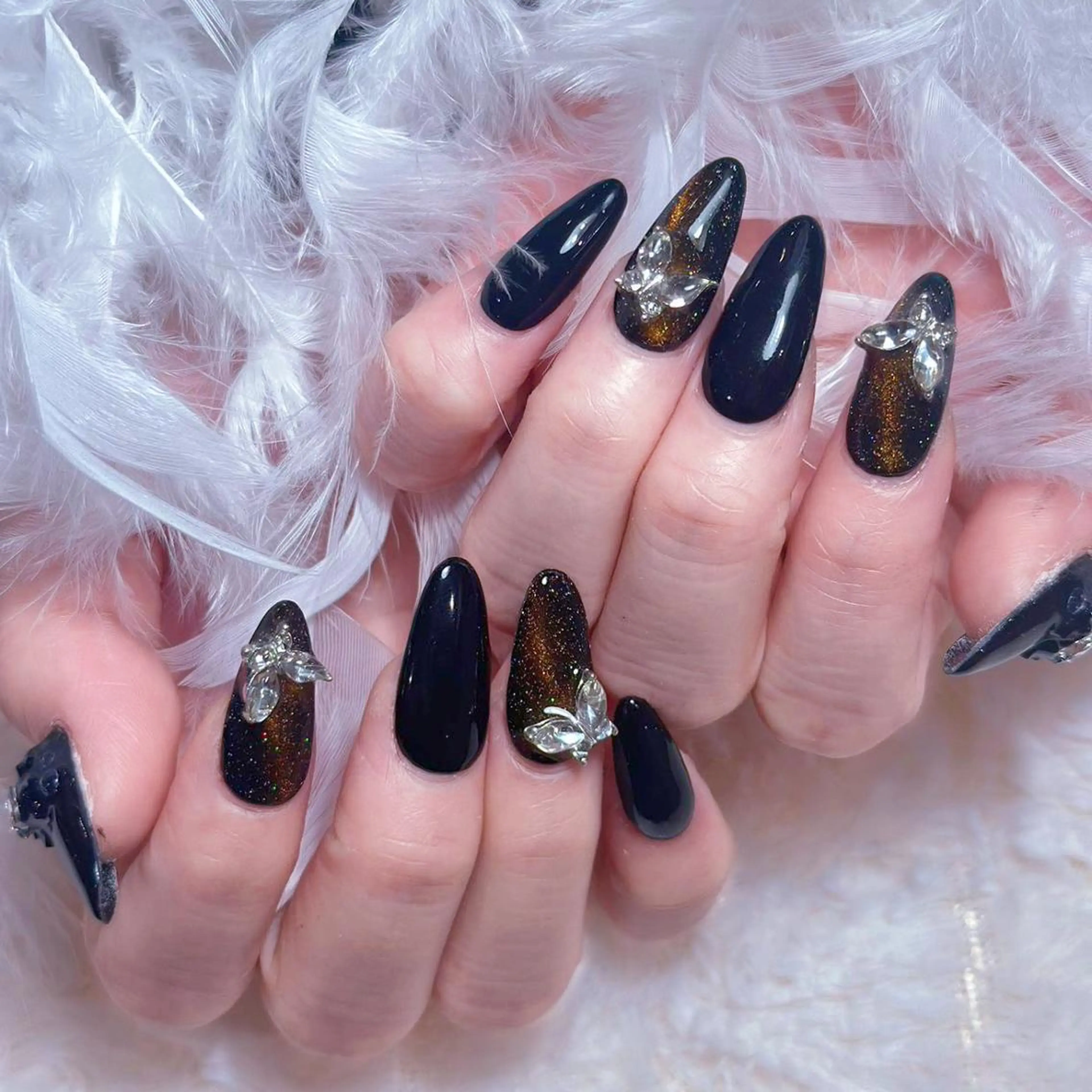 🎀チップ+ジェル長さ出し☆持ち込みデザイン★アート6本まで★¥11980の写真