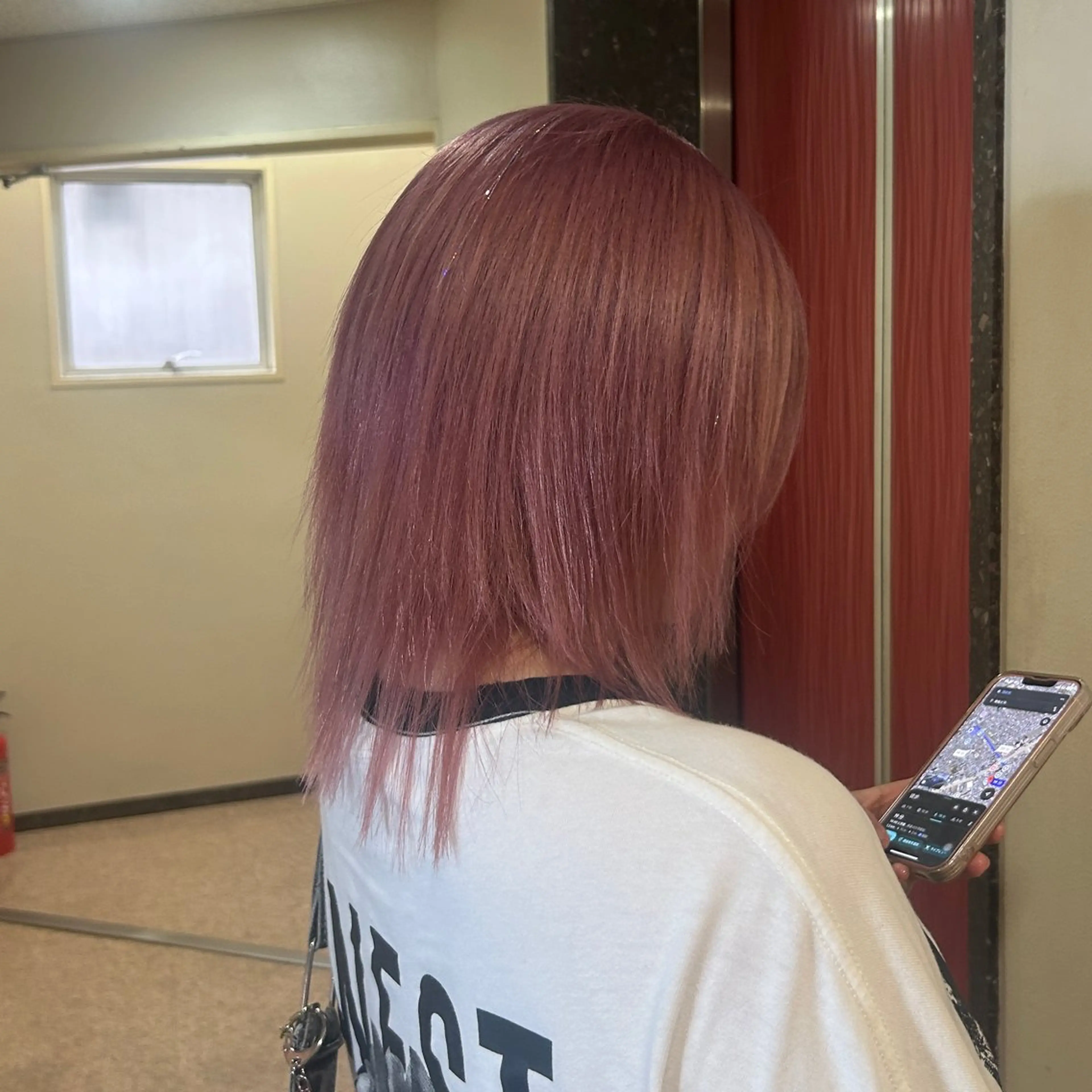 ショート カラー ヘアカラー トリートメント ✨うる艶/ブリーチ✨ 𝓡𝒖𝓷𝐚💋のヘアスタイル