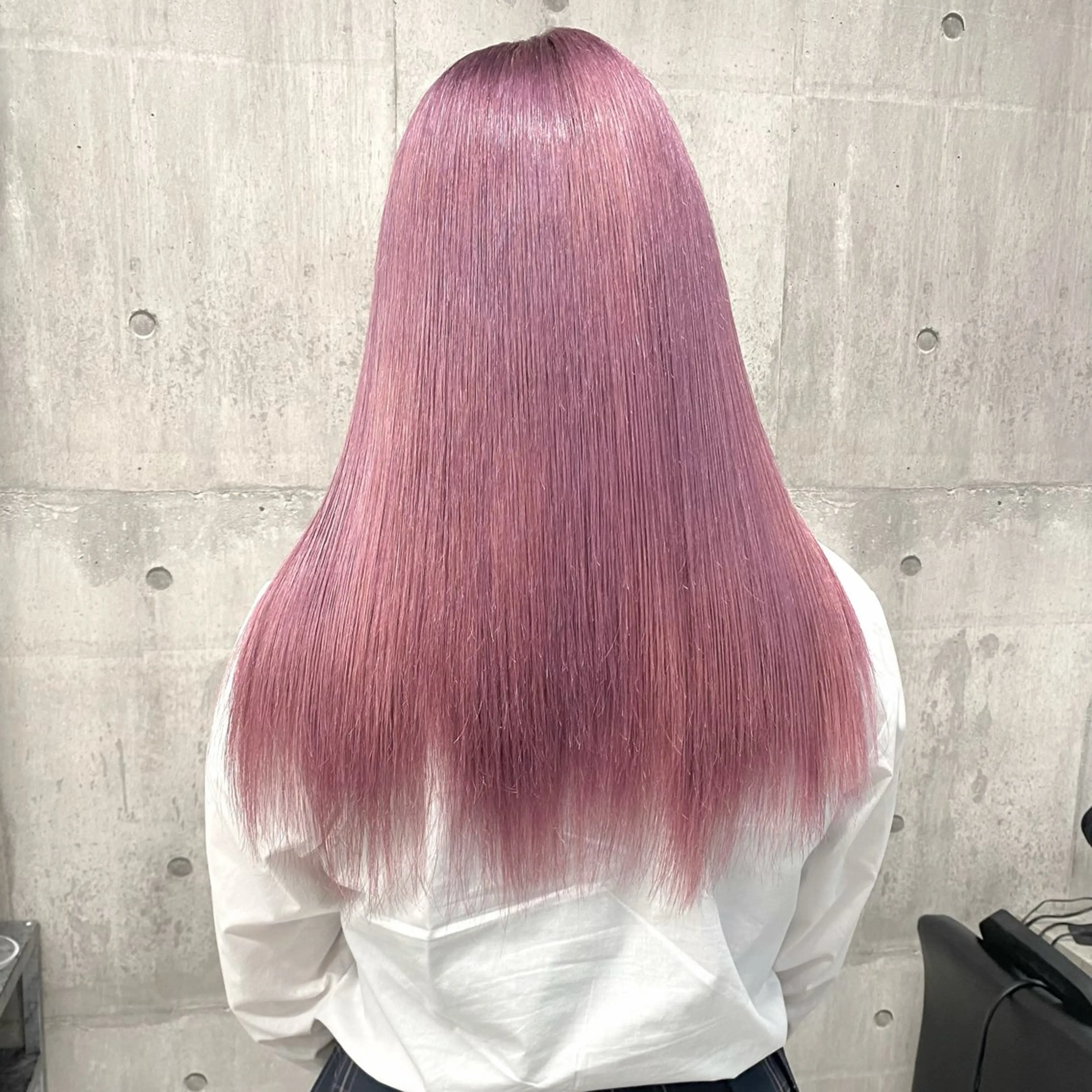ロング ハイトーン×エクステ 💞くるみのヘアスタイル