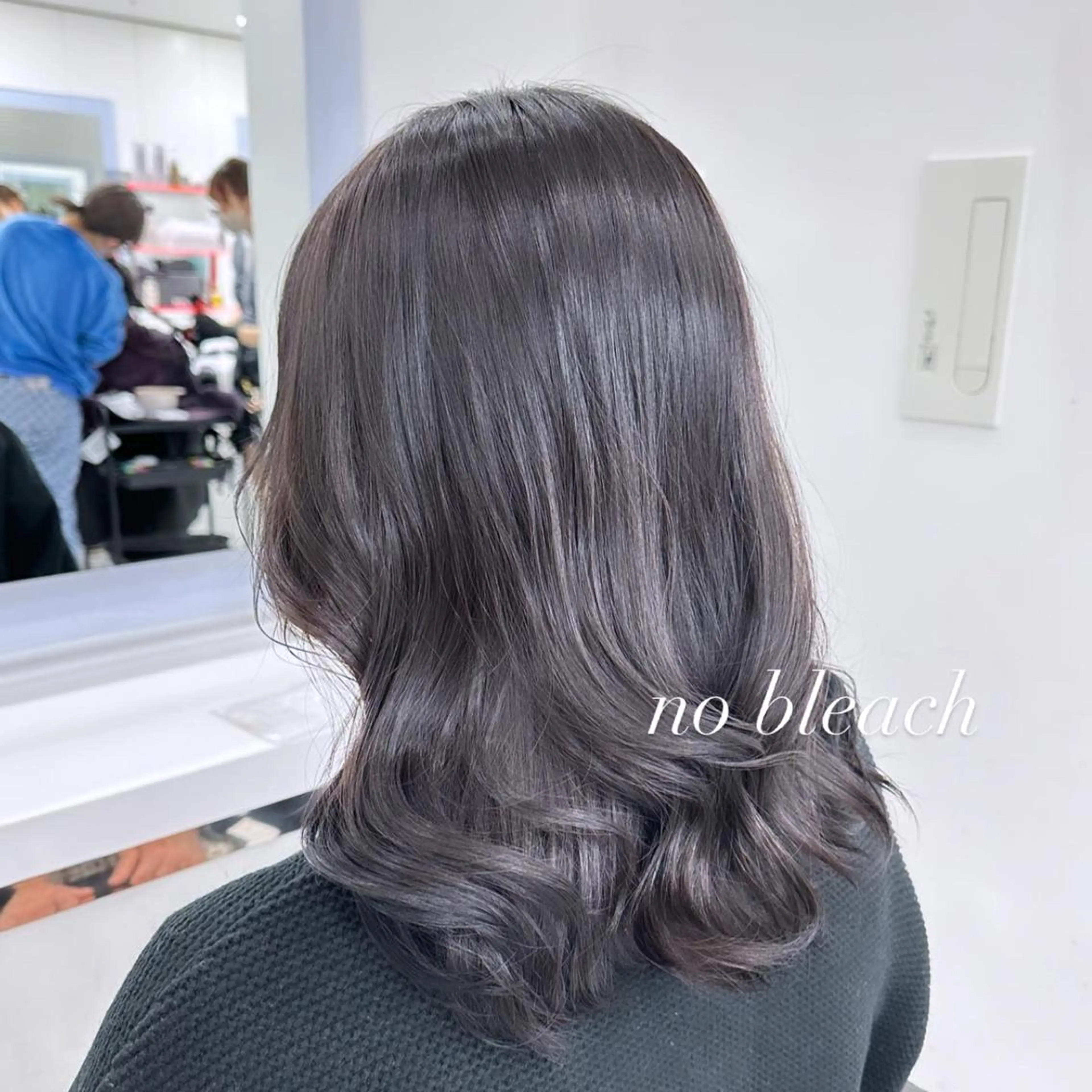 ミディアム カット ヘアカラー トリートメント EARTH日吉店所属・🌼リナ🌼赤み消し オリーブ/ブラウンのヘアスタイル