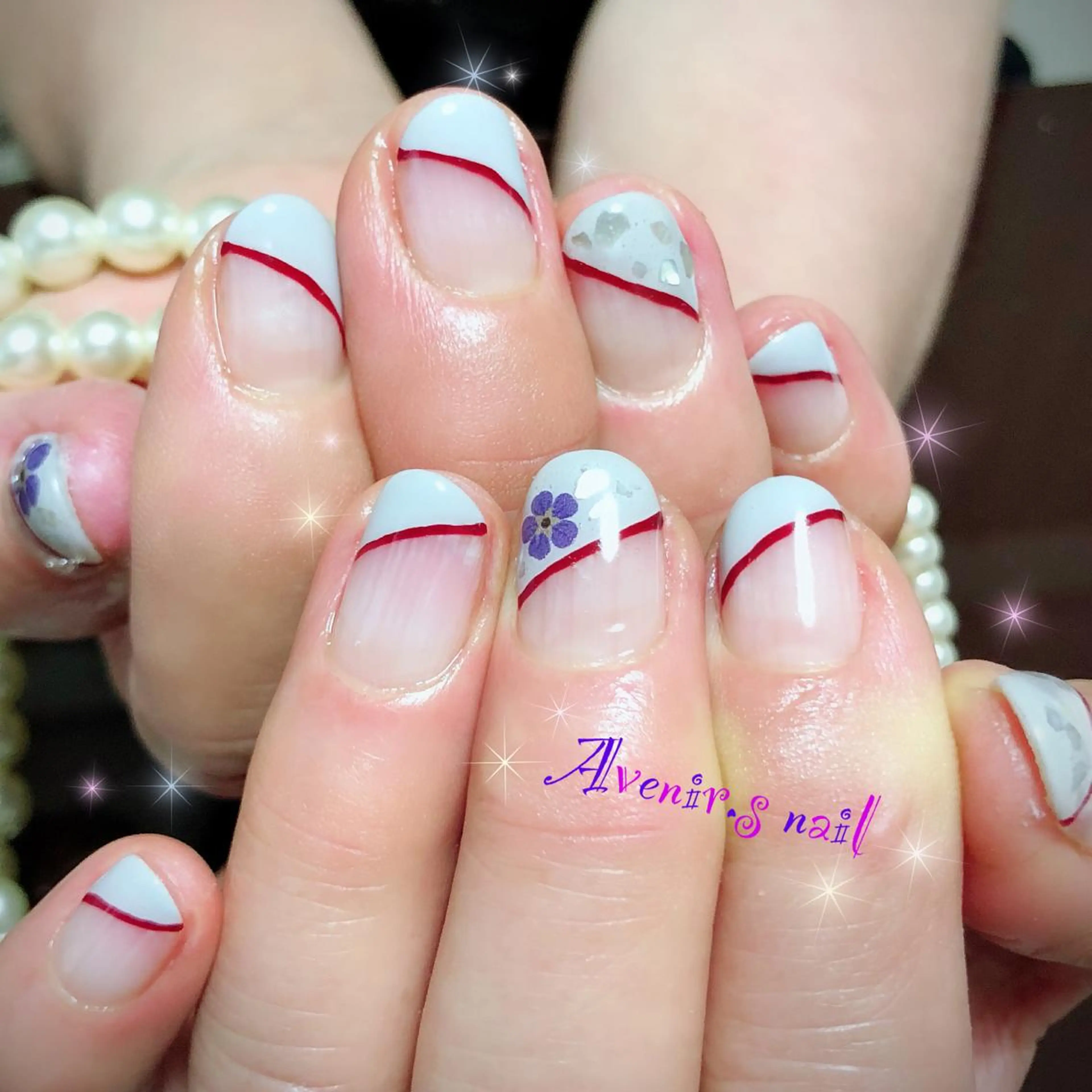 ネイル フレンチネイル Home Salon Avenir.のネイルデザイン