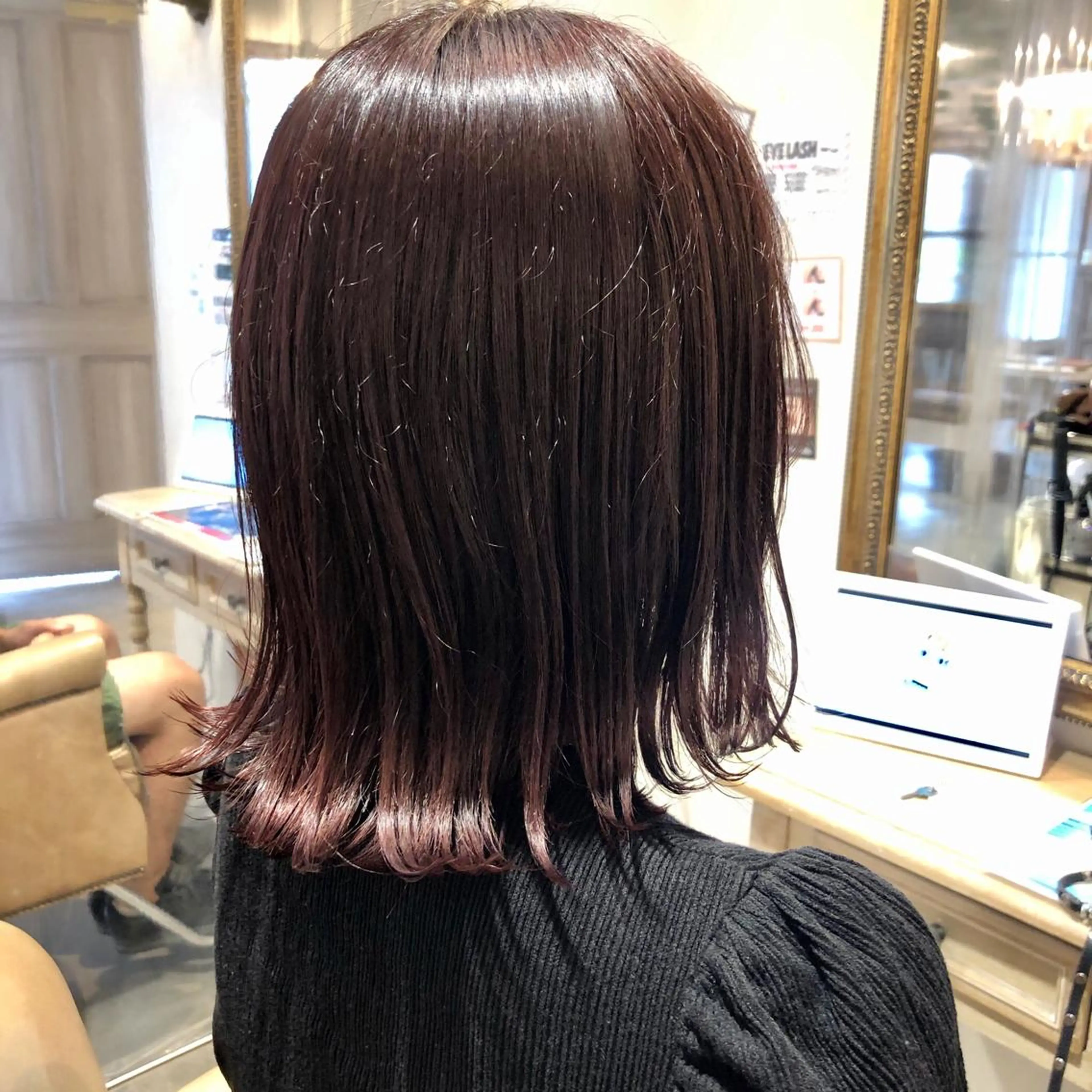 ミディアム カラー イルミナカラー カット ヘアカラー トリートメント 【脱白髪染め】【髪質 改善】仲井槙一のヘアスタイル