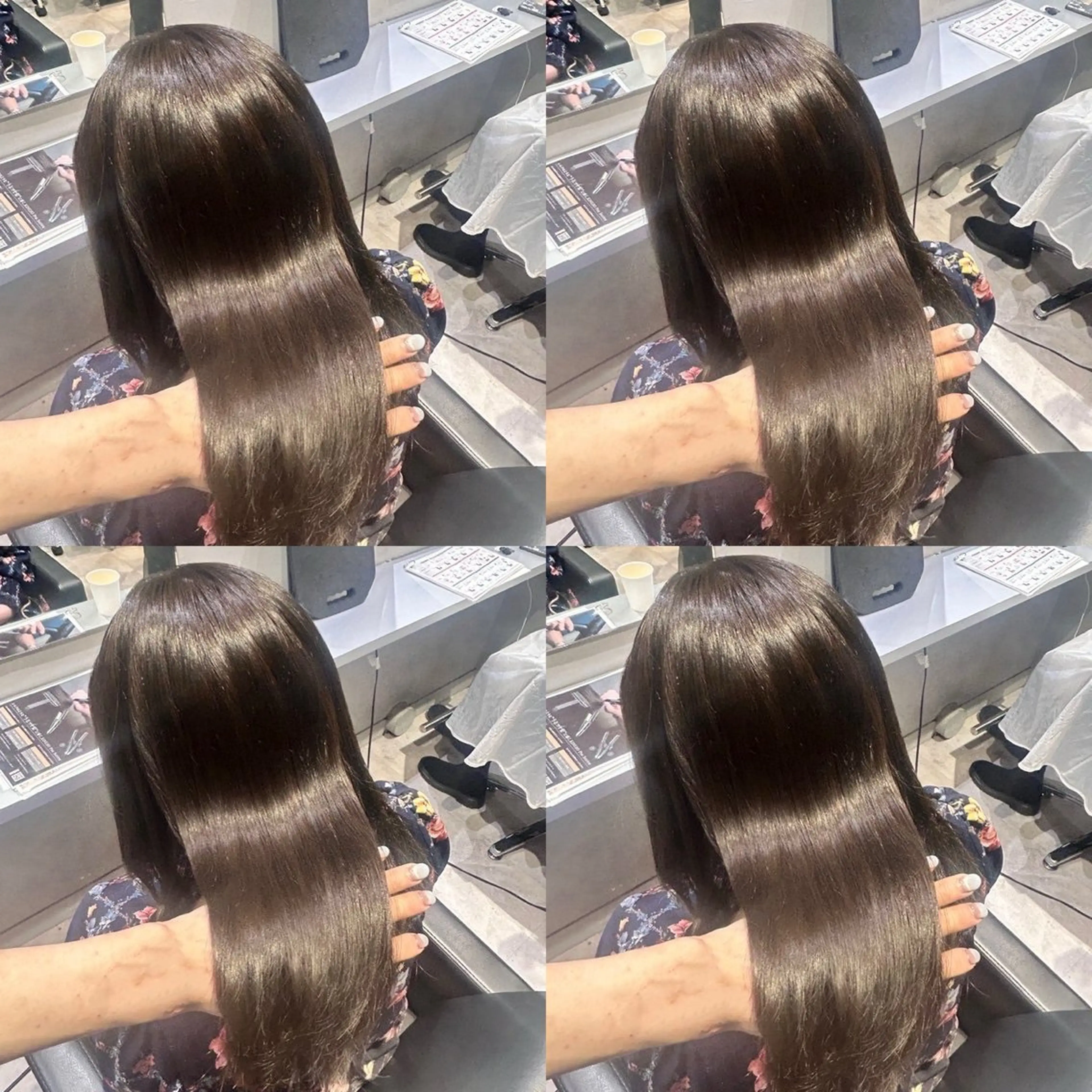 ロング カラー ヘアカラー トリートメント 韓国レイヤー/ ハッシュカットひかるのヘアスタイル