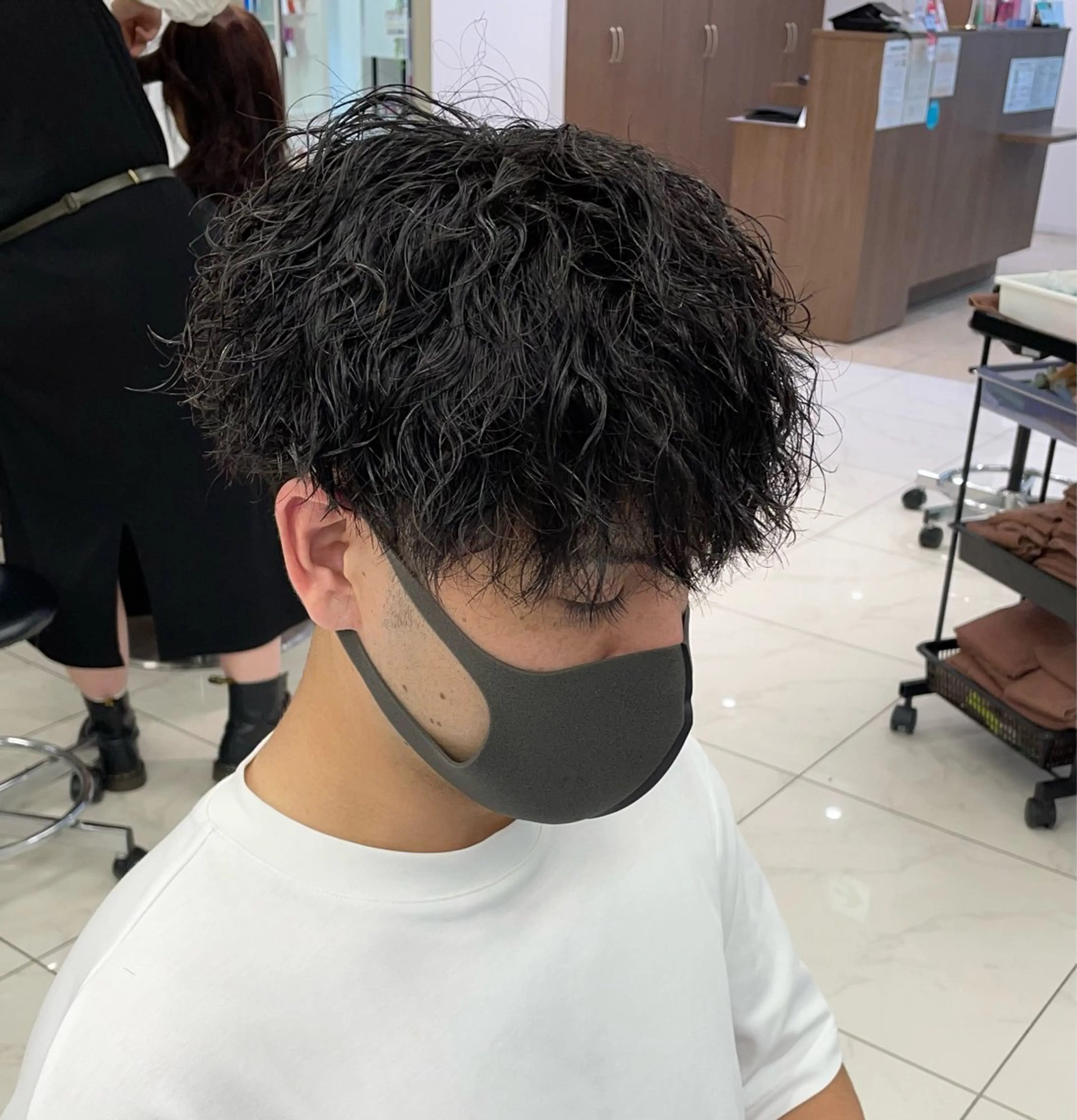 ショート パーマ メンズ カット パーマ 【メンズ特化】 池田大成✂︎のヘアスタイル
