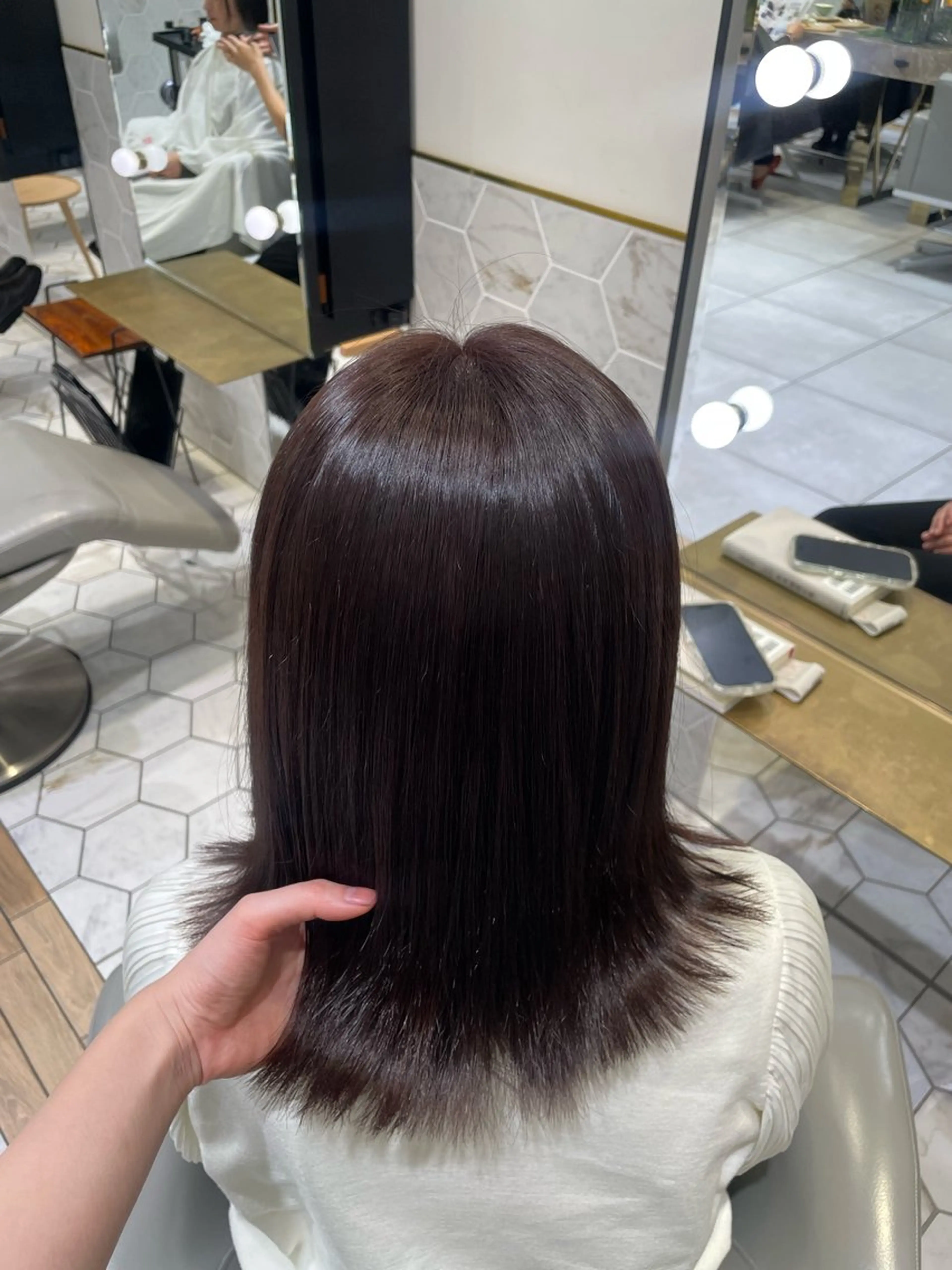 カラー ブラウンカラー カシス ヘアカラー 透明感 カラー/RICOのヘアスタイル
