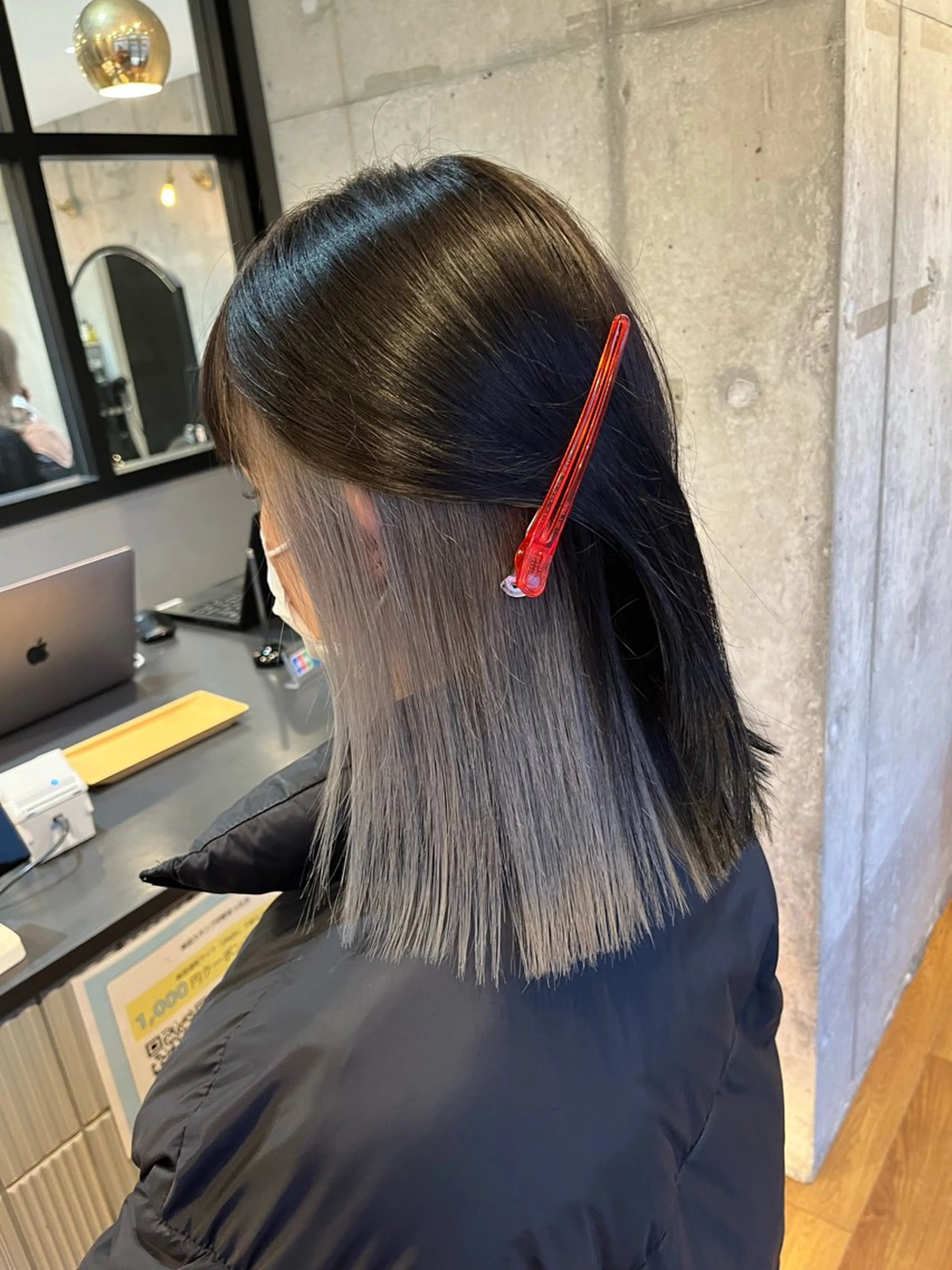 ミディアム カラー インナーカラー SALOWIN 栄３丁目店所属・福田 修平💎 髪質改善/美髪矯正のヘアスタイル