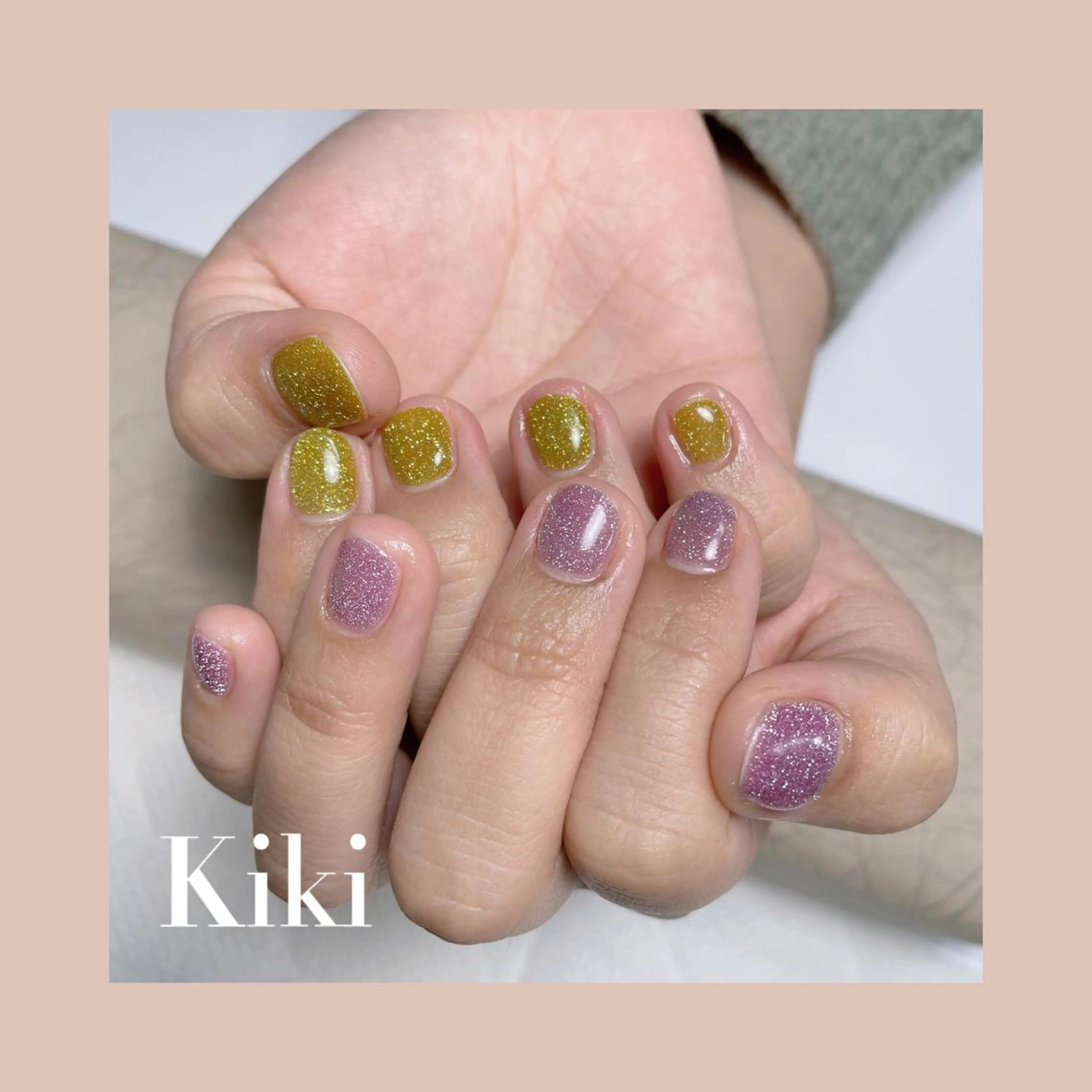 【Hand】🎗オフなし🎗マグネットネイル🧲💗2800の写真