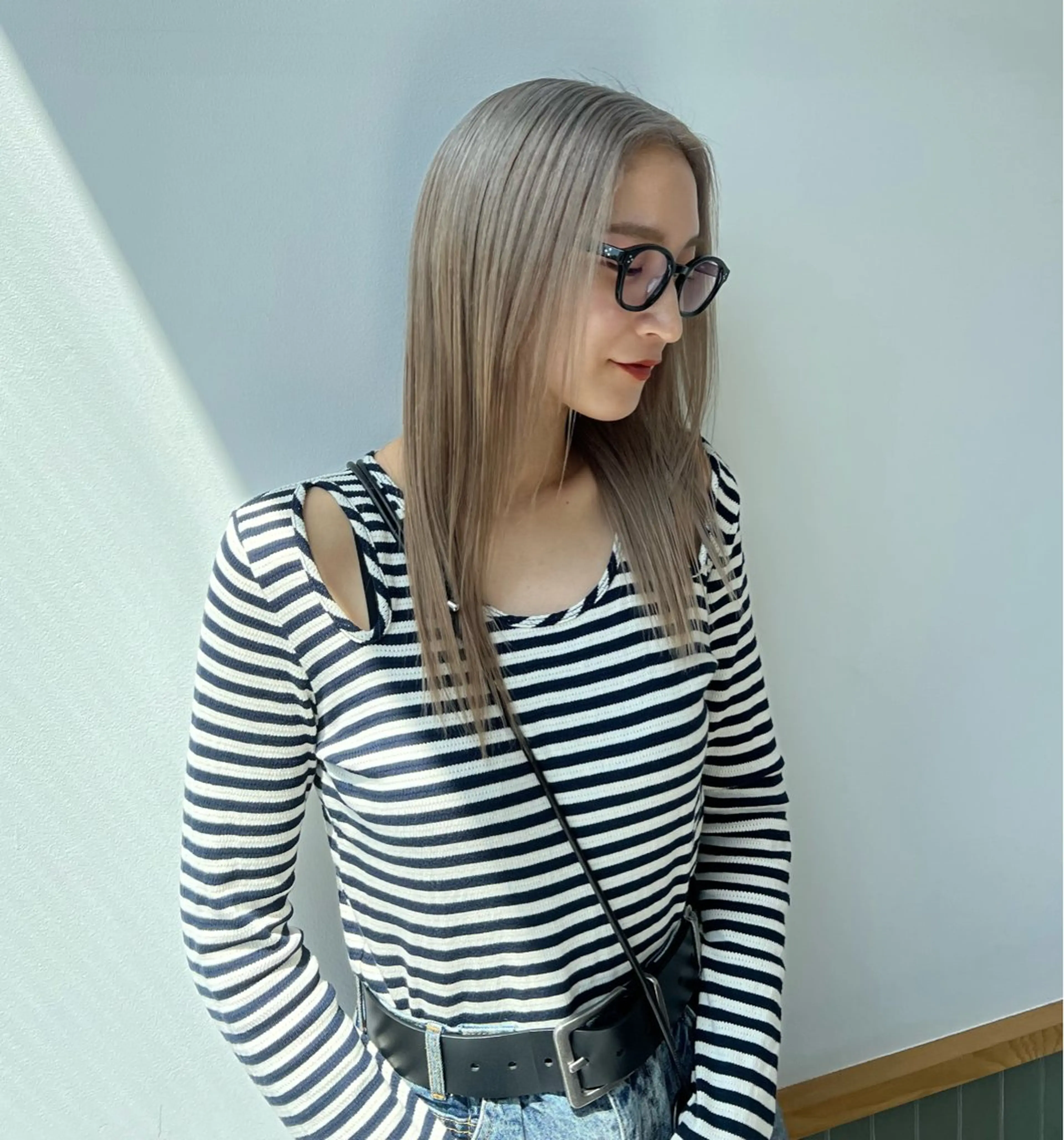 ロング カラー カット ヘアカラー トリートメント ブリーチなし 透明感🔅KANTAのヘアスタイル