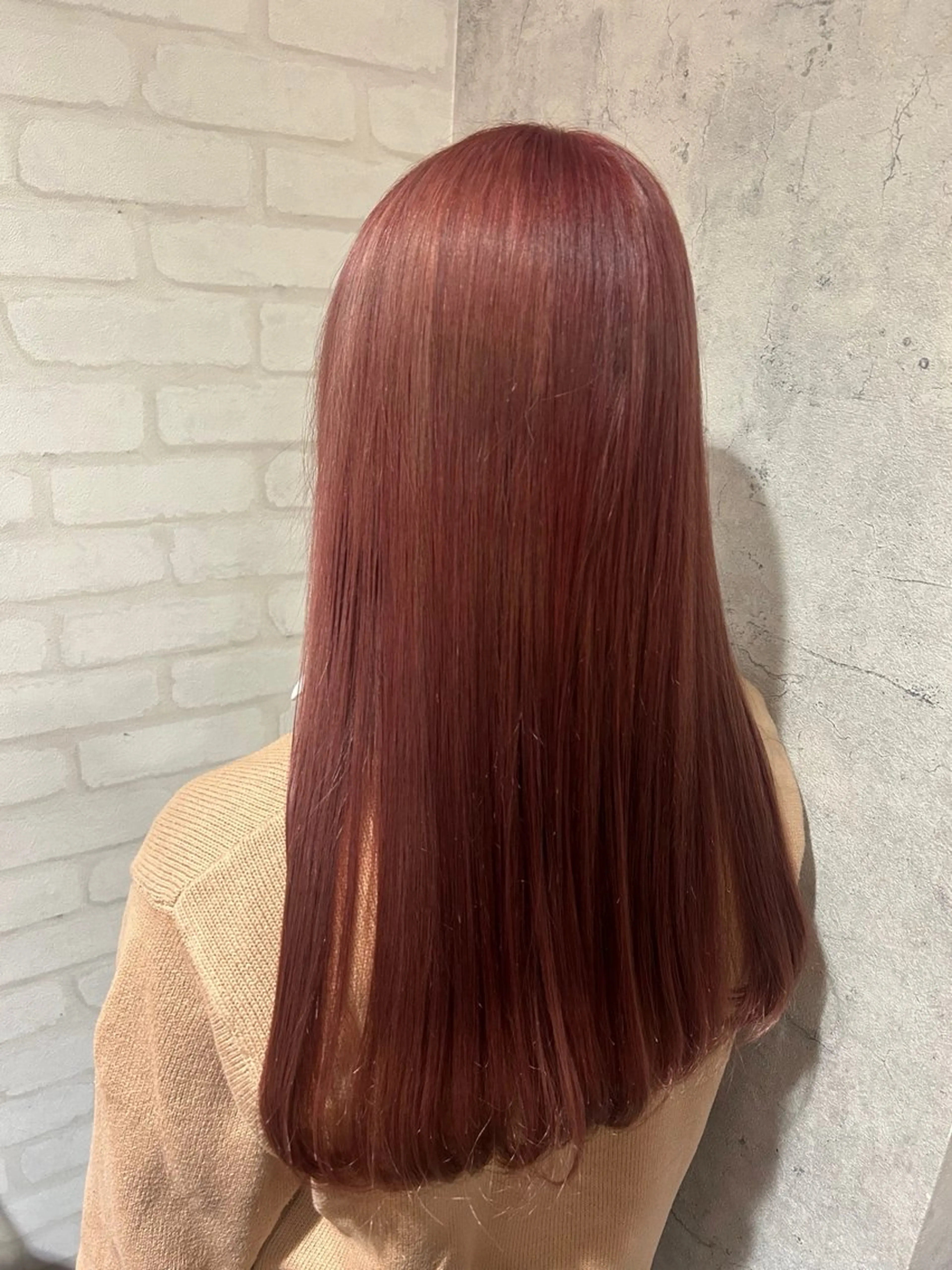 ロング カラー ベージュカラー ピンクカラー ピンクベージュ カット ヘアカラー トリートメント パーソナルカラー 診断🍀マリンのヘアスタイル