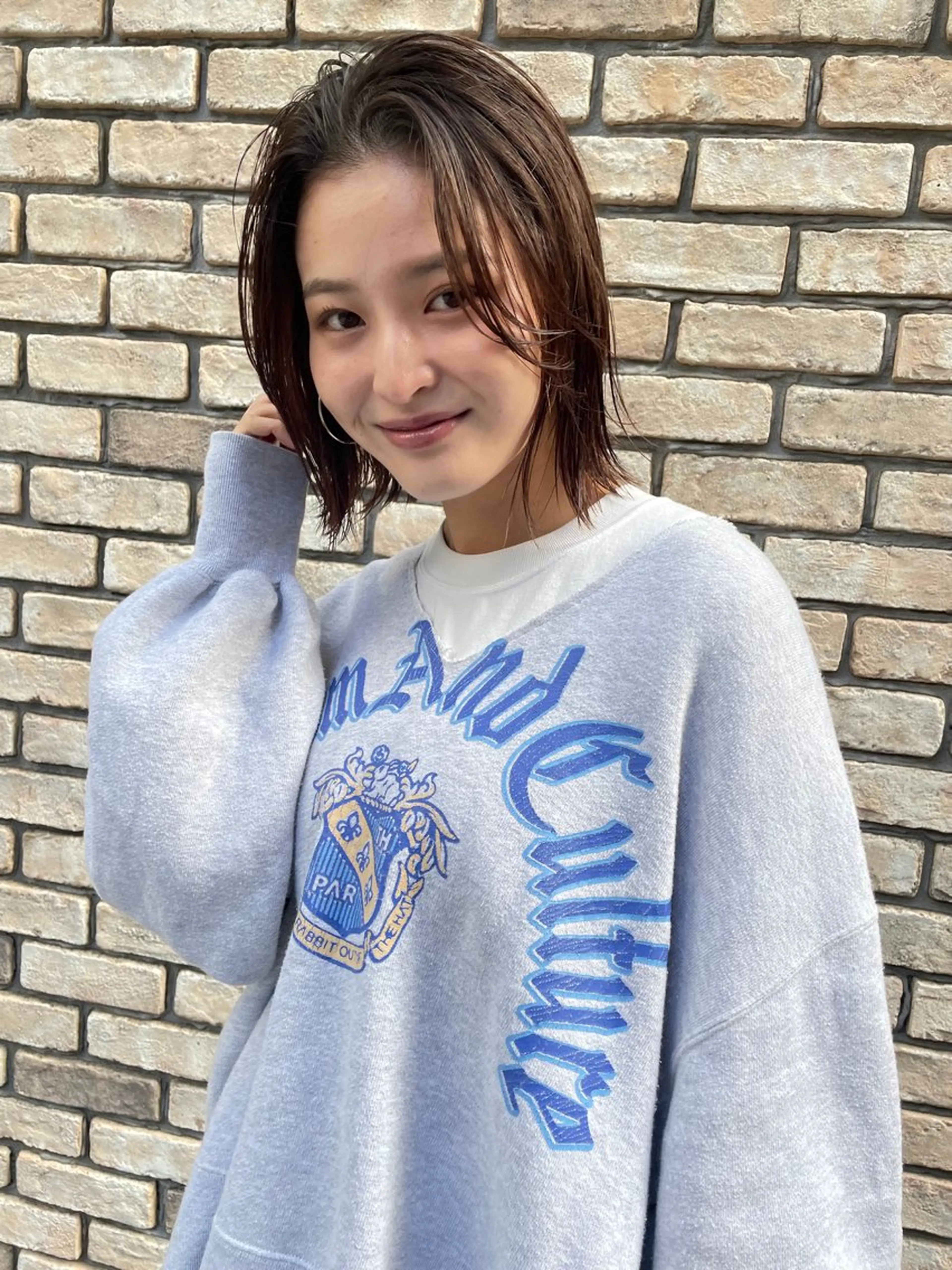 ミディアム カラー ボブレイヤー ボブ レイヤーカット カット ヘアカラー オリーブカラー🫒 透明感カラーMAOのヘアスタイル