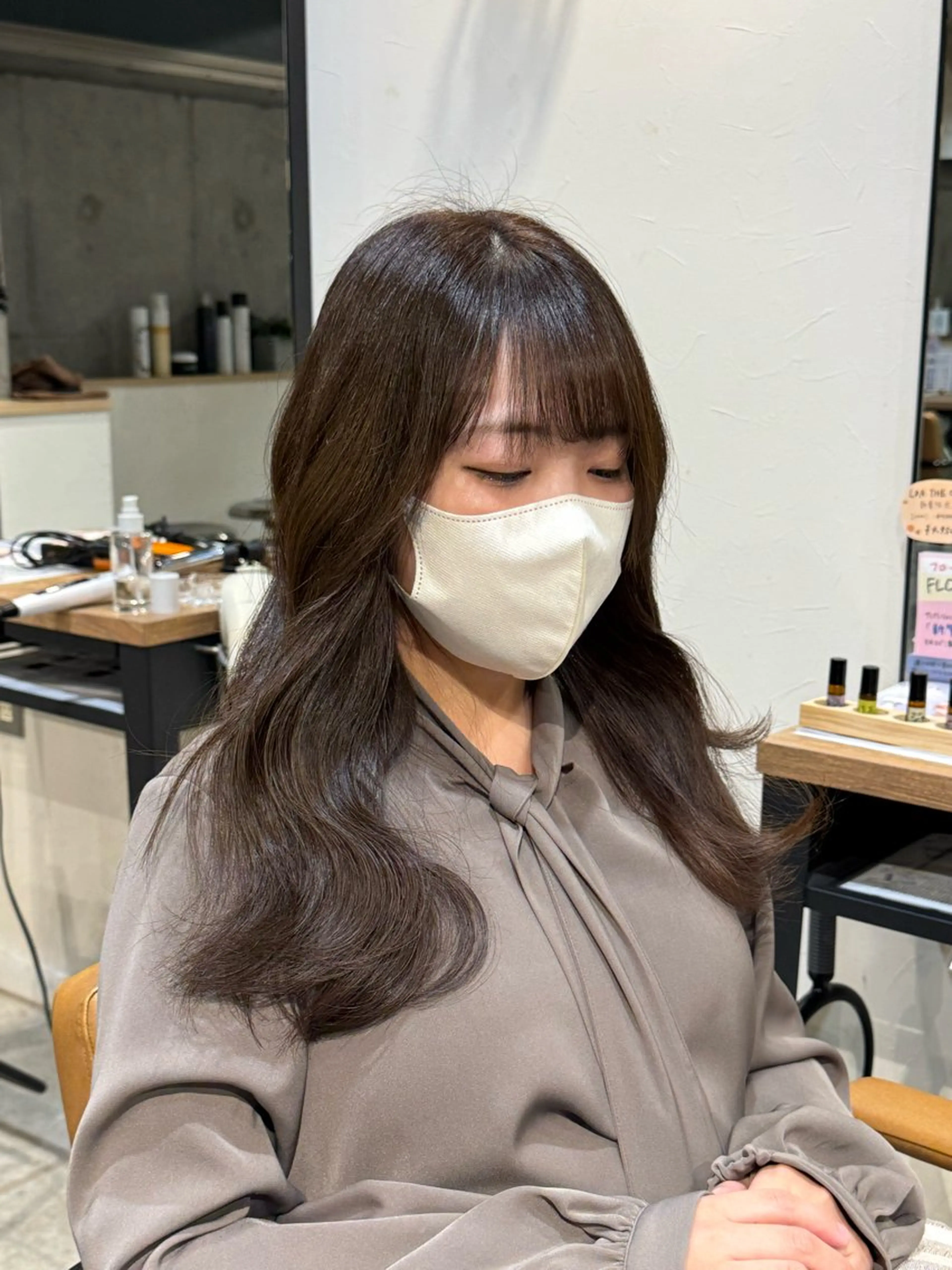 ロング カラー ヘアカラー La Bonheur hair parfait所属・谷本虎太郎 🌈艶カラー髪質改善のヘアスタイル
