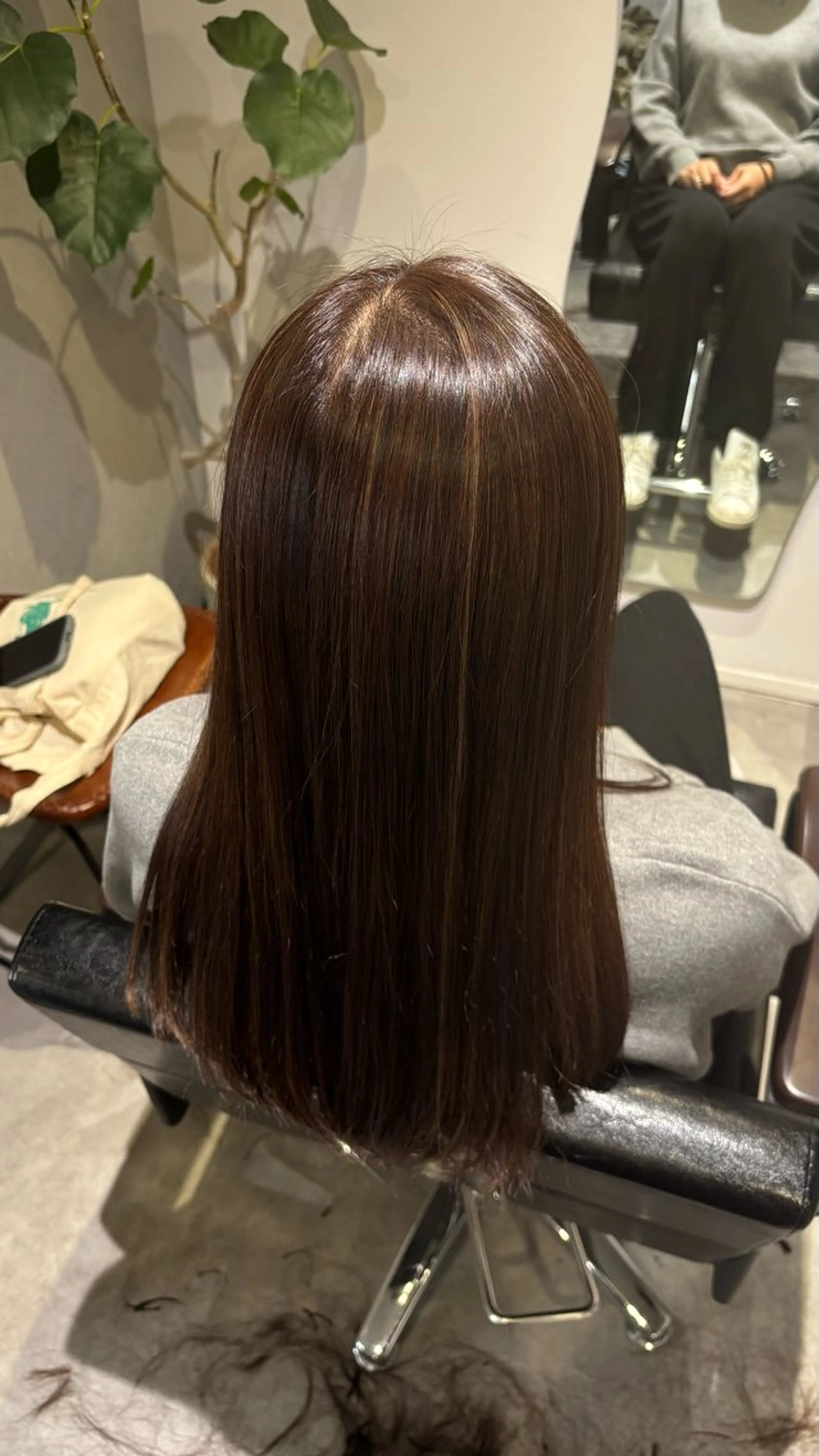 ロング ハイライト カット ヘアカラー トリートメント 長尾ゆりの/ボブ/ ベージュ/ハイトーンのヘアスタイル