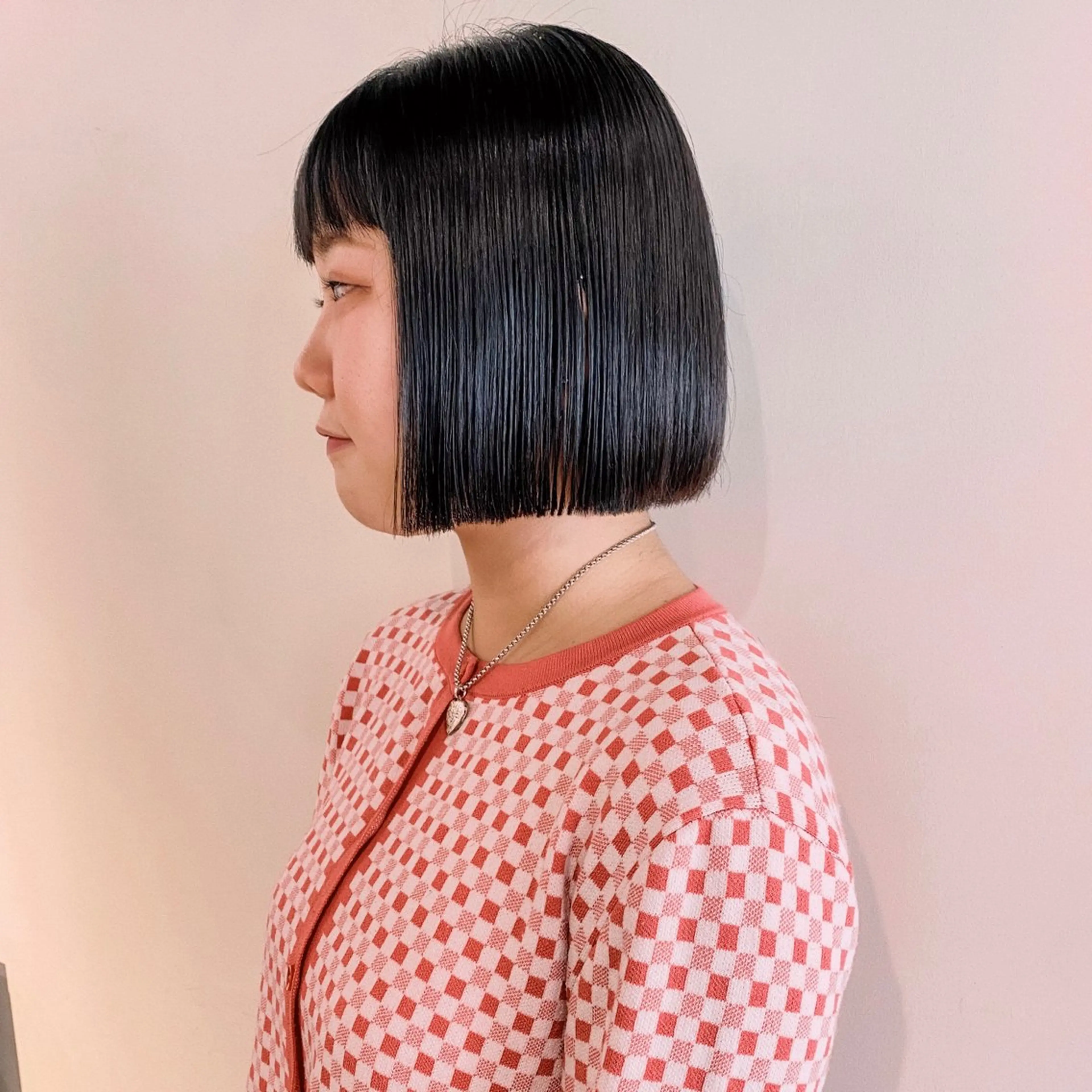 ショート ボブ カット ヘアカラー トリートメント ヘッドスパ 板谷みさき /艶ボブ/藤沢美容室のヘアスタイル