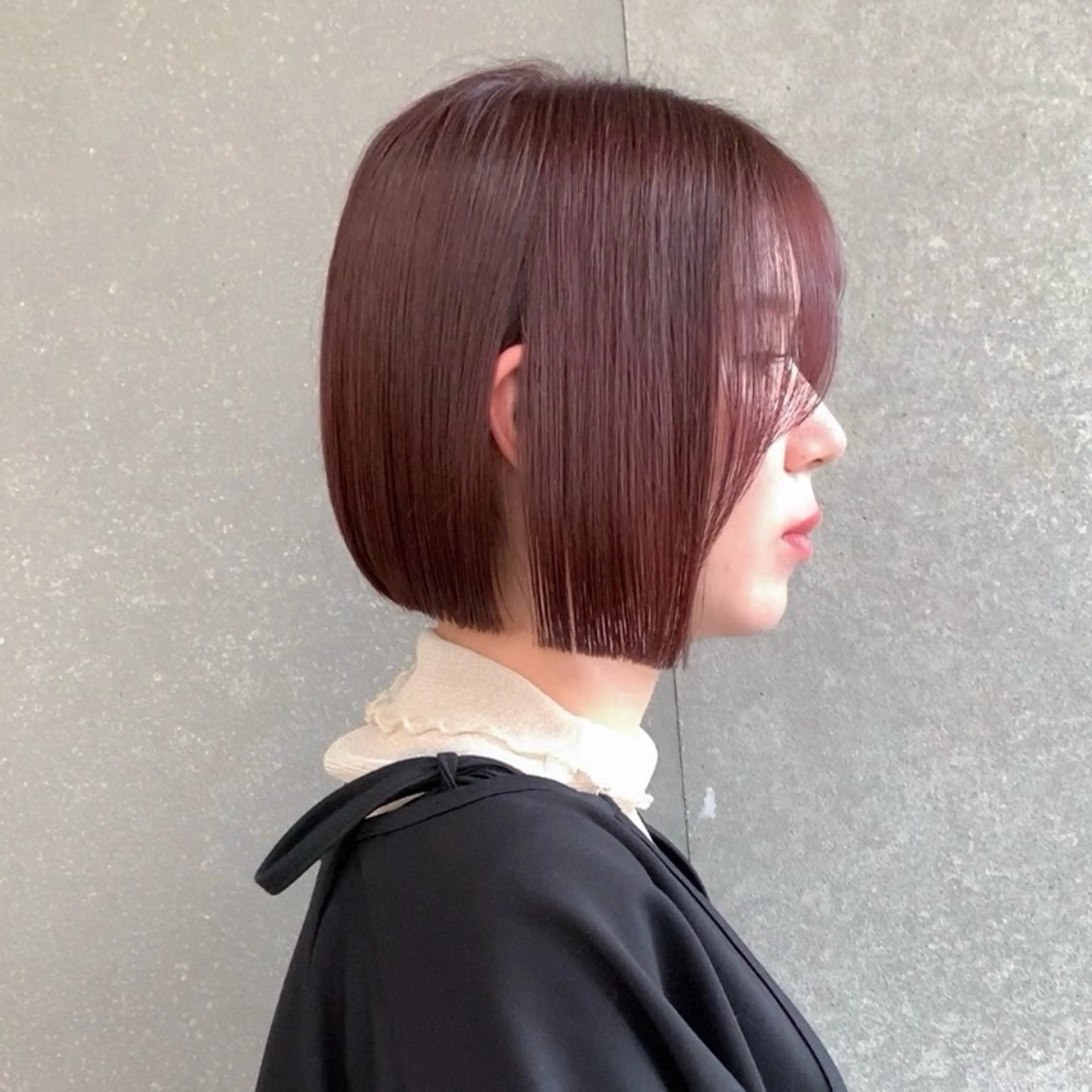 カット+ブリーチなしエヌドットカラーダブルカラー+シャンプーブローの写真
