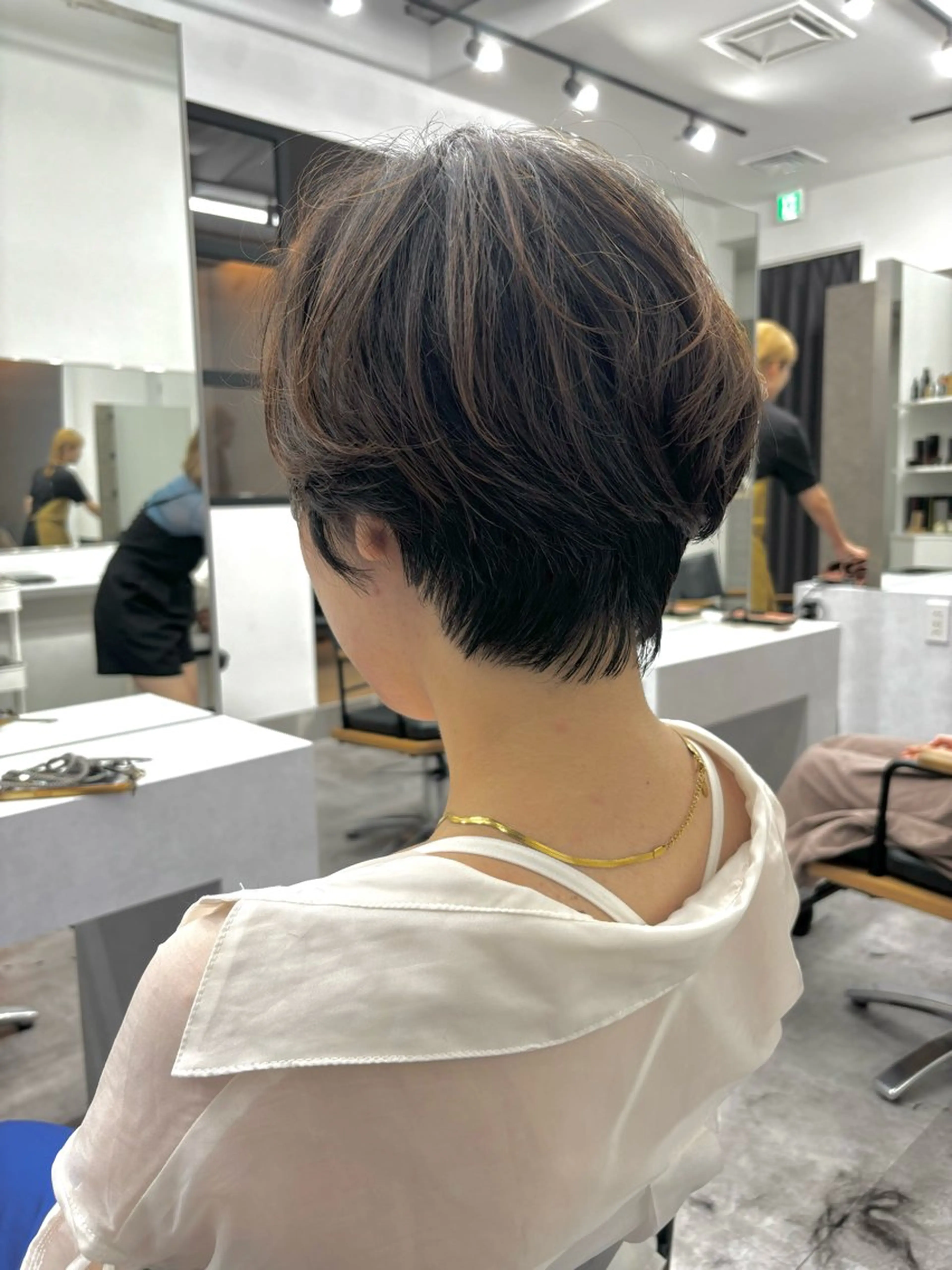 ショート カット 門崎未依/レイヤー/ メンズカット🪿のヘアスタイル