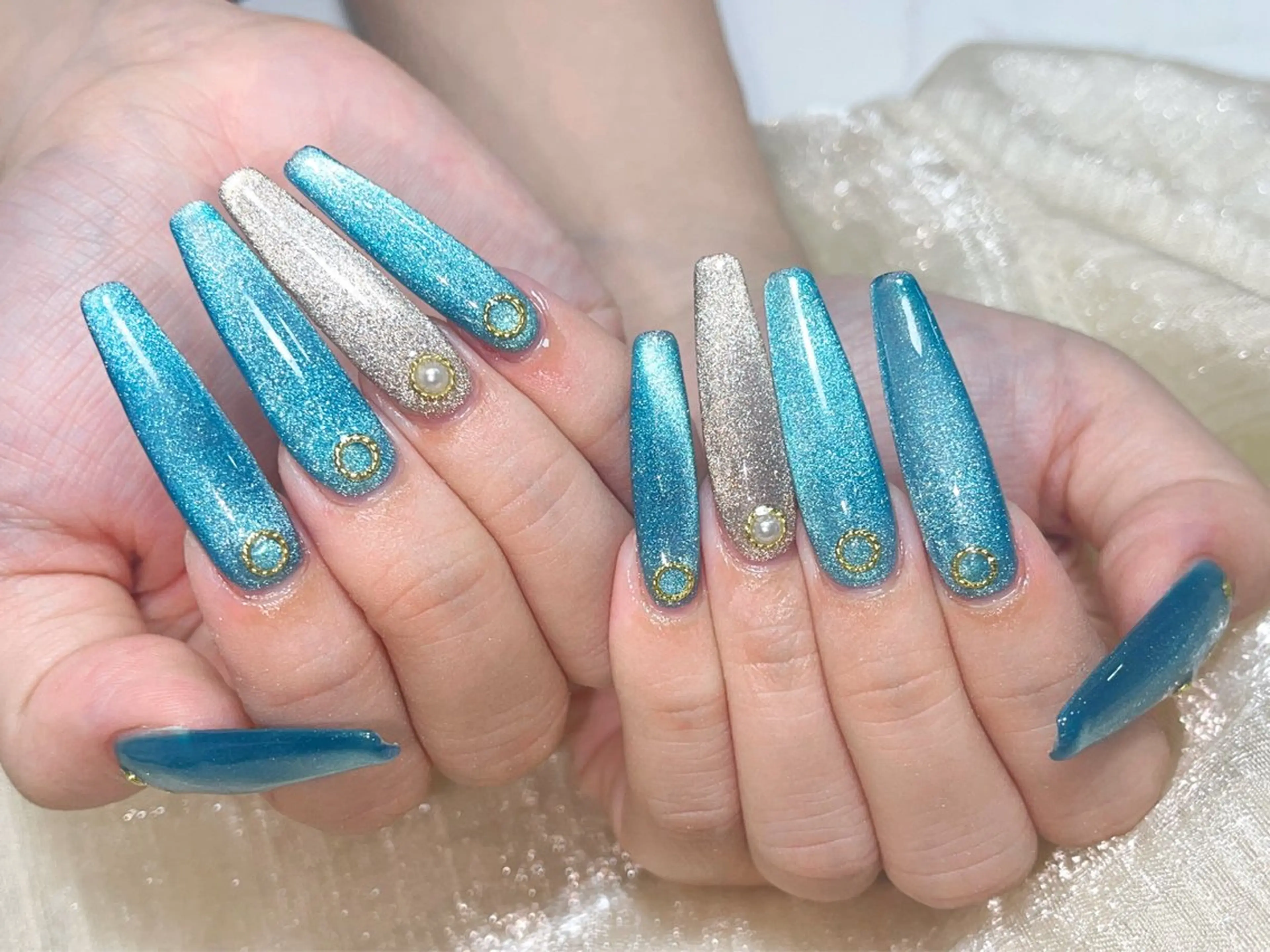 ネイル ハンドネイル 🎀ネイルサロン エクラYUI🎀のネイルデザイン