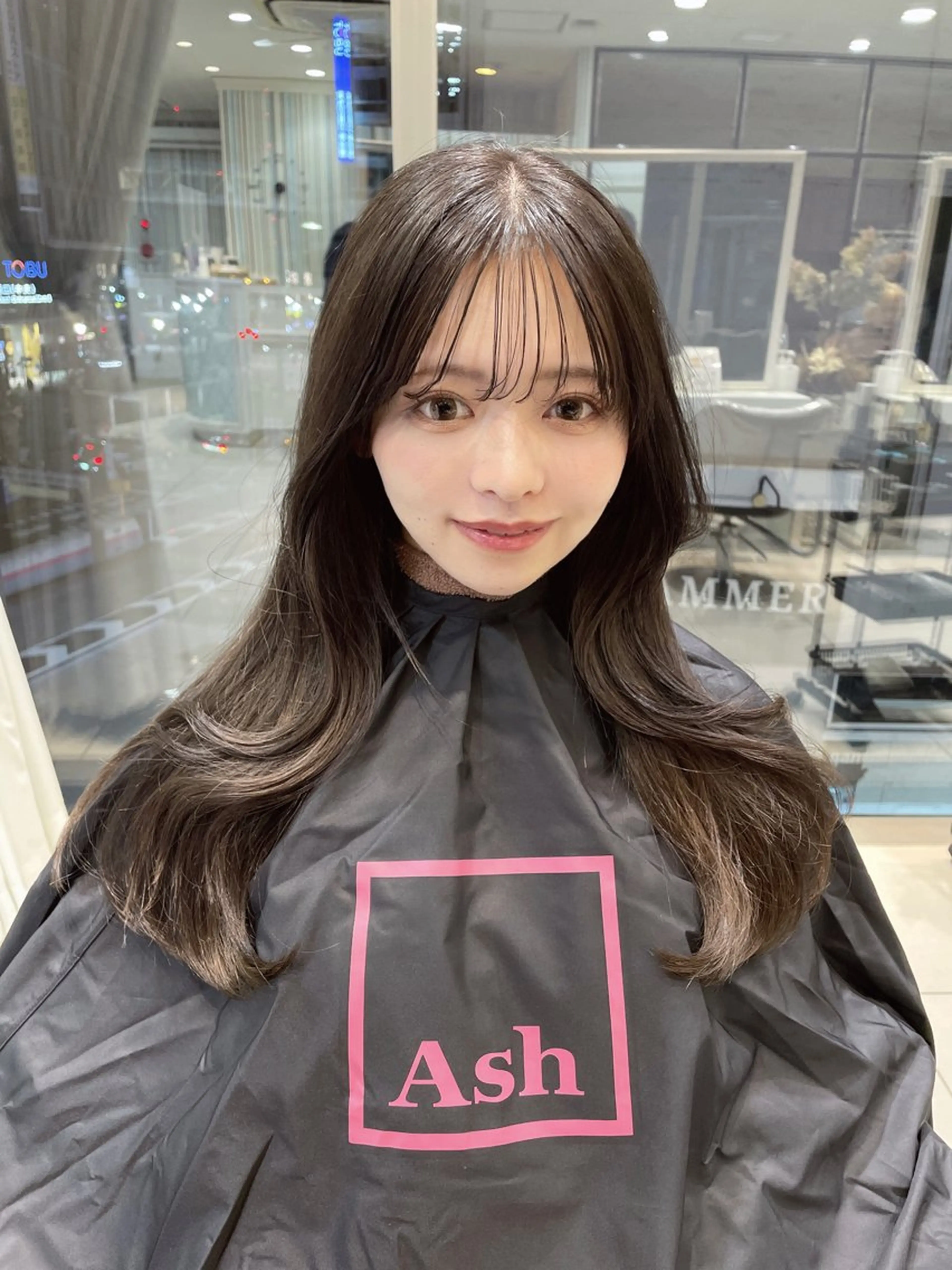 ロング カット ヘアカラー トリートメント 💗ブリーチなし 透け感💗徳井はやとのヘアスタイル