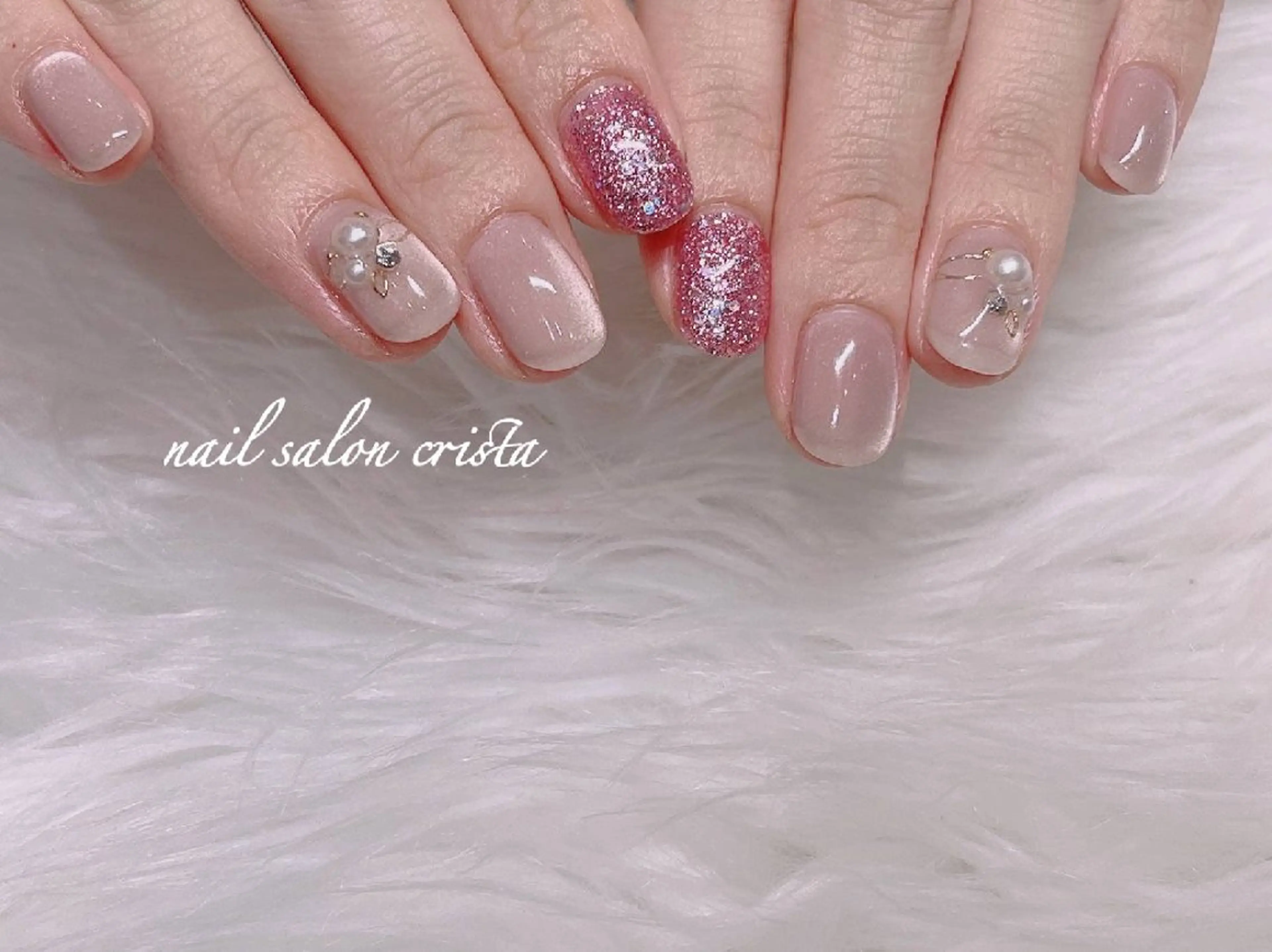 ネイル マグネットネイル NaiI Salon CRISTAのネイルデザイン