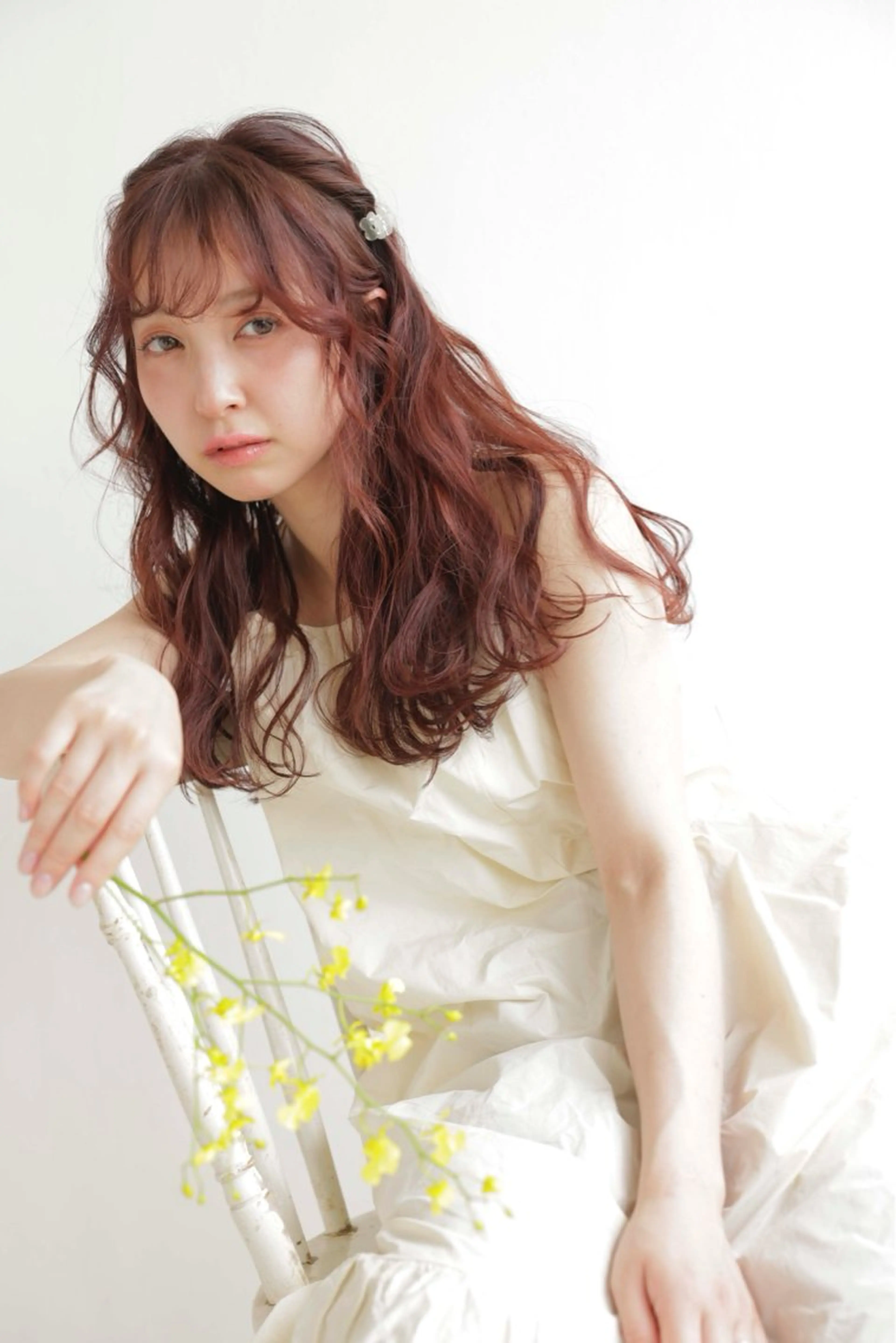 ミディアム カラー パーマ ヘアアレンジ カット パーマ トリートメント みのり 《BASE.》のヘアスタイル