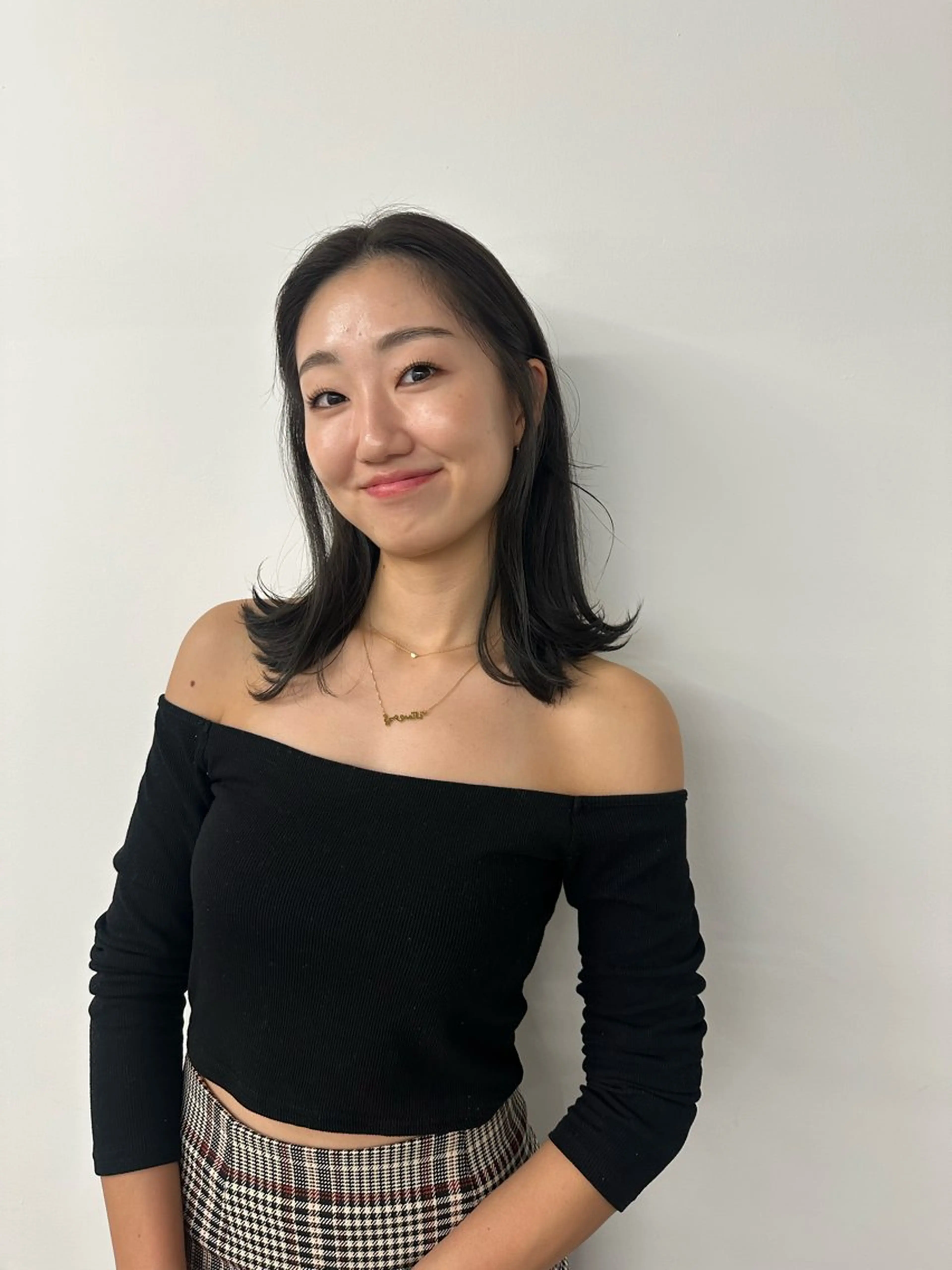 ミディアム カラー キッズ カット ヘアカラー トリートメント オトナヘア🌿 harukaのヘアスタイル