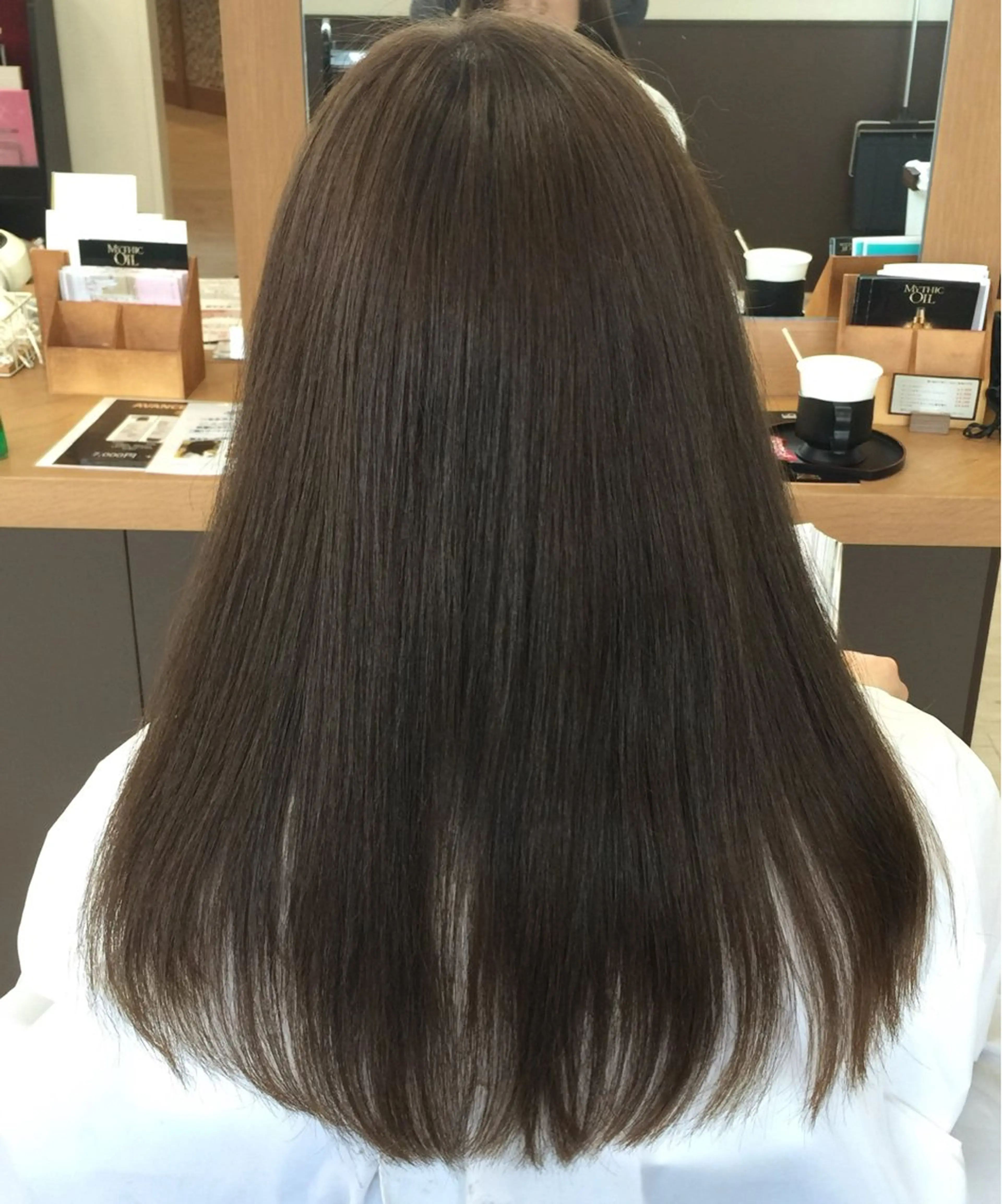 ロング 髪質改善 カット 縮毛矯正 トリートメント Lien 深井店のヘアスタイル
