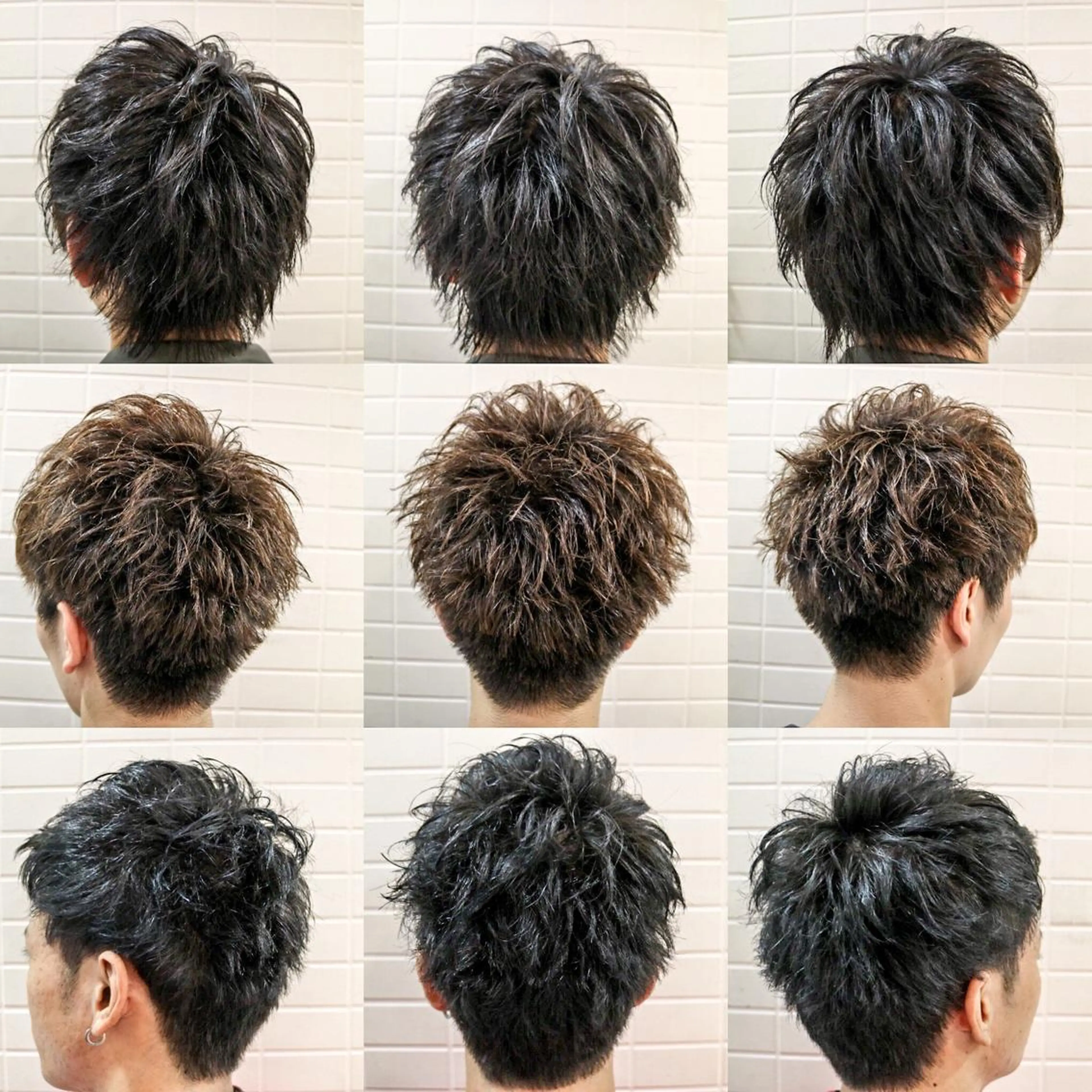 ショート カラー パーマ メンズ ⭐️口コミ5.0⭐️ 当日予約可能👌🏼のヘアスタイル