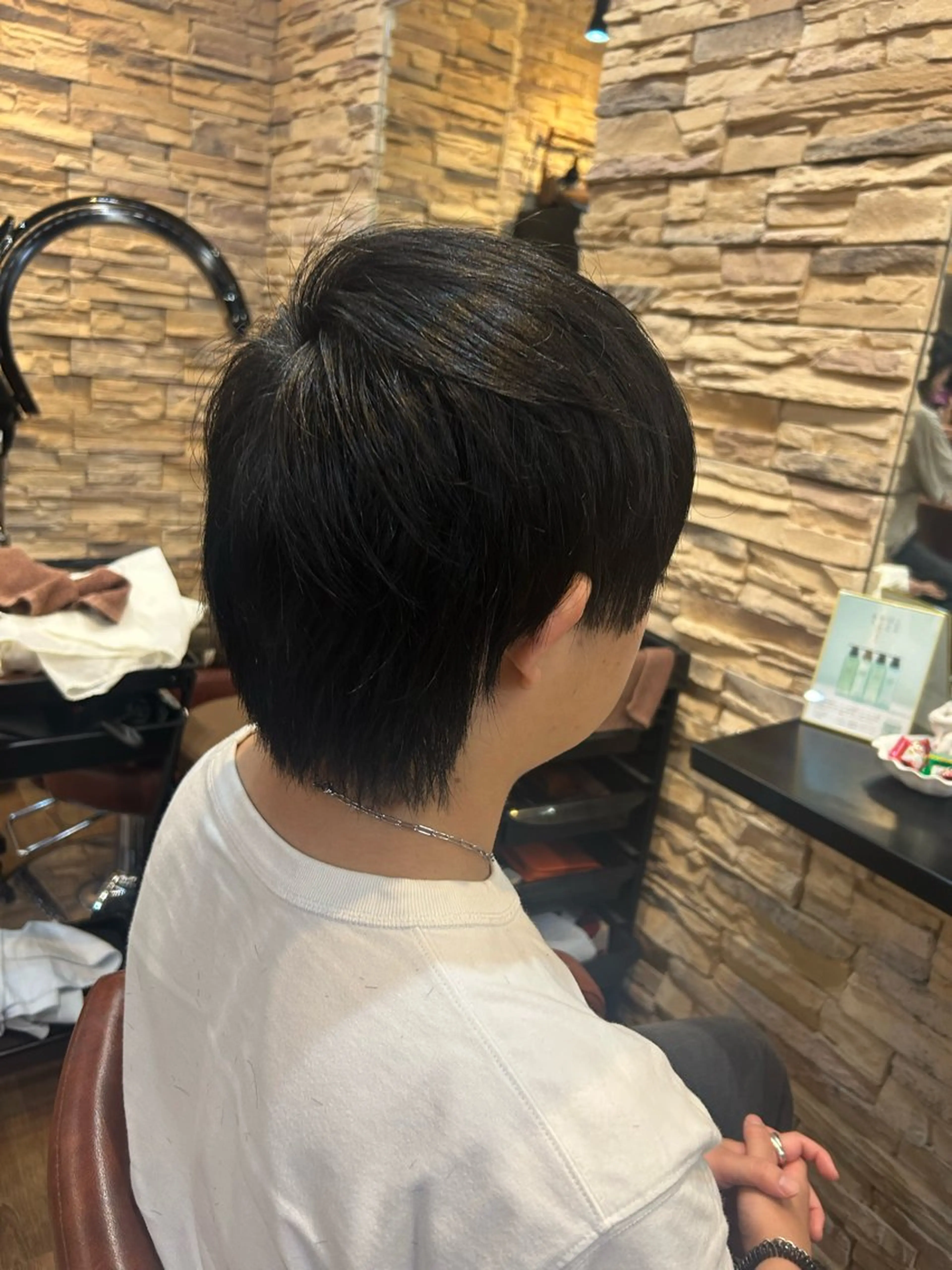 メンズ マッシュ メンズウルフカット ウルフカット カット 【カットモデル募集 】サキ🫧のヘアスタイル