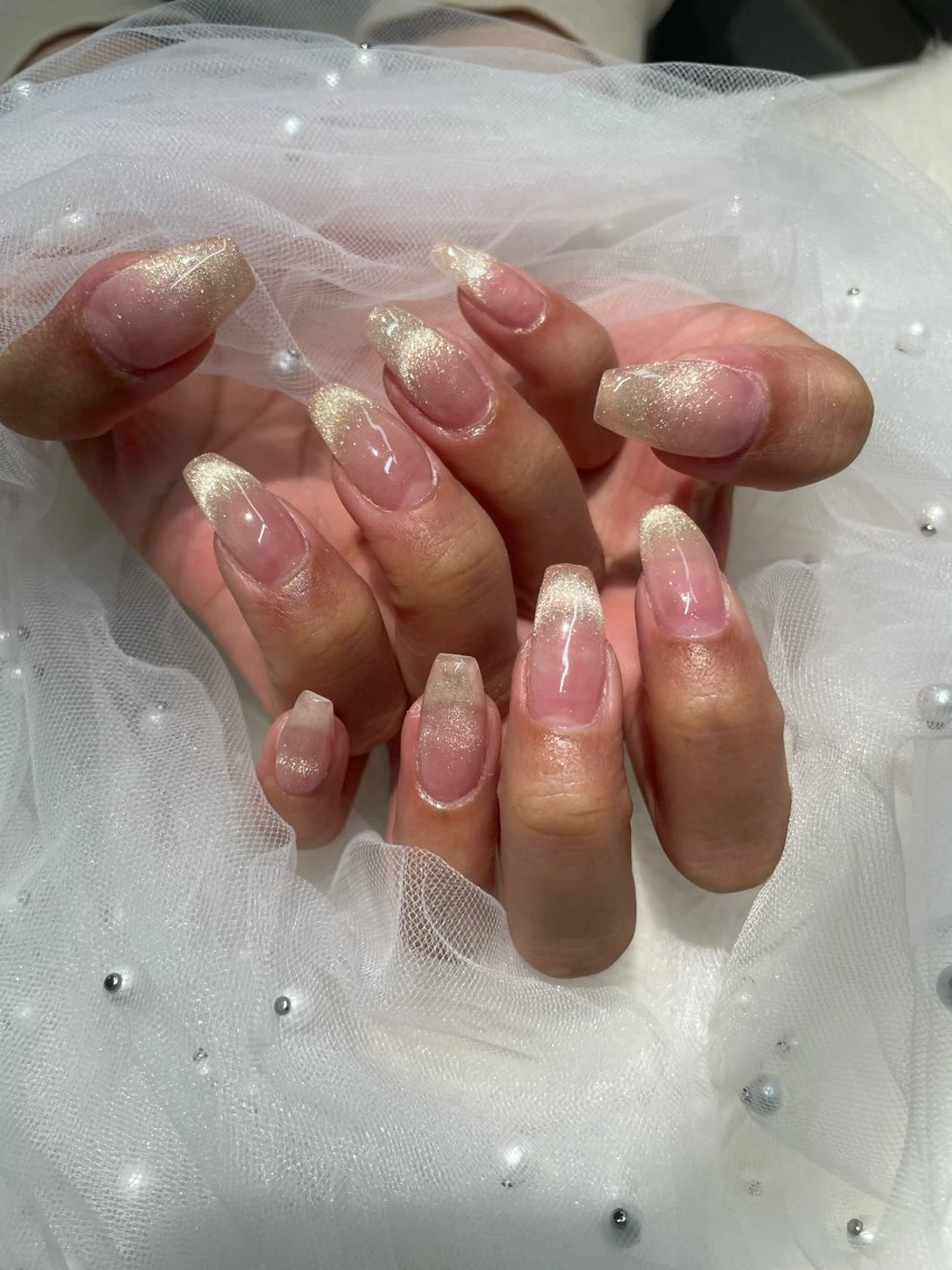 ネイル キラキラネイル ラメ(グリッター) I-nail Moeのネイルデザイン