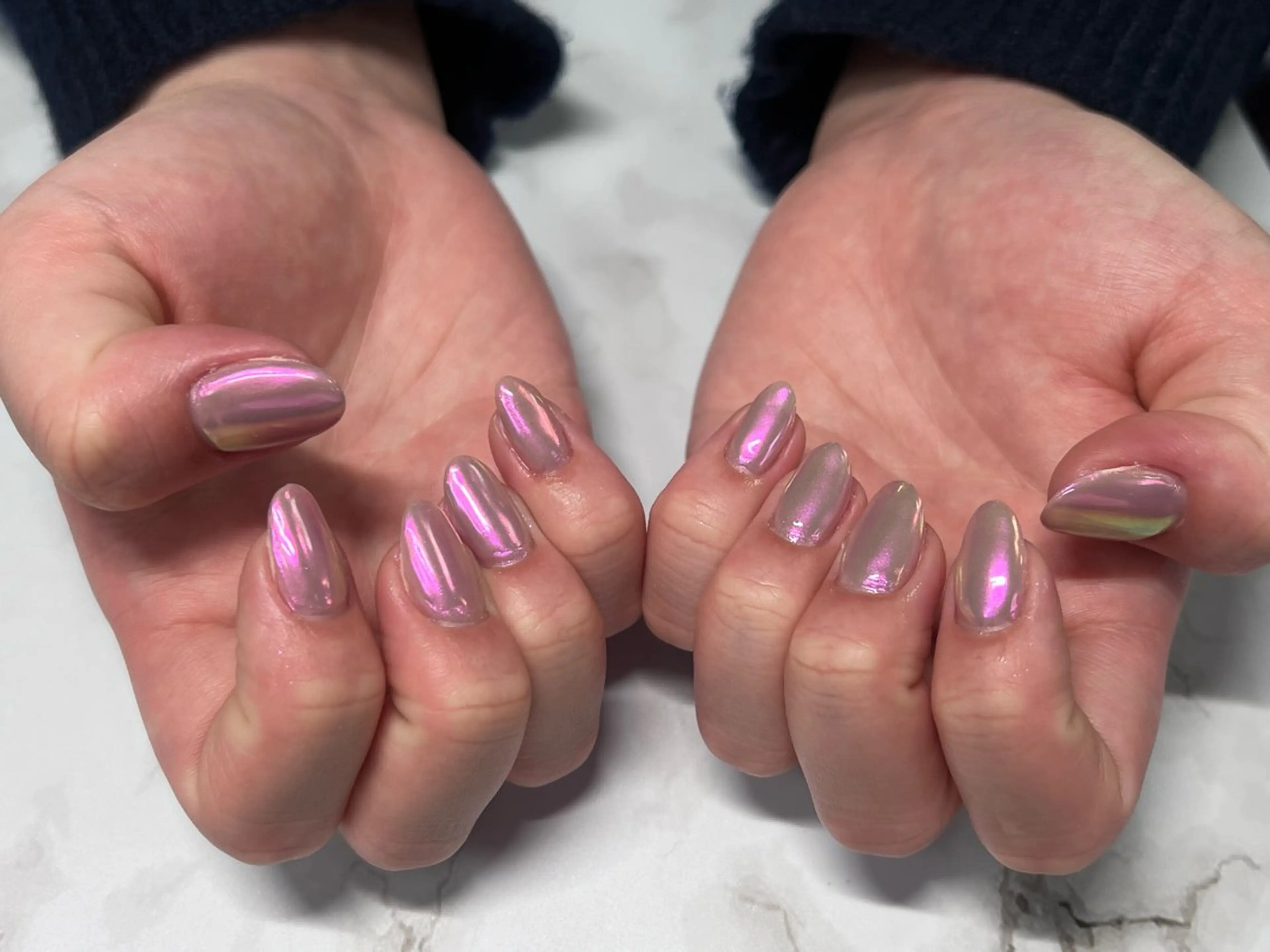 ネイル ミラーネイル 自由が丘サロン AYAME💅のネイルデザイン