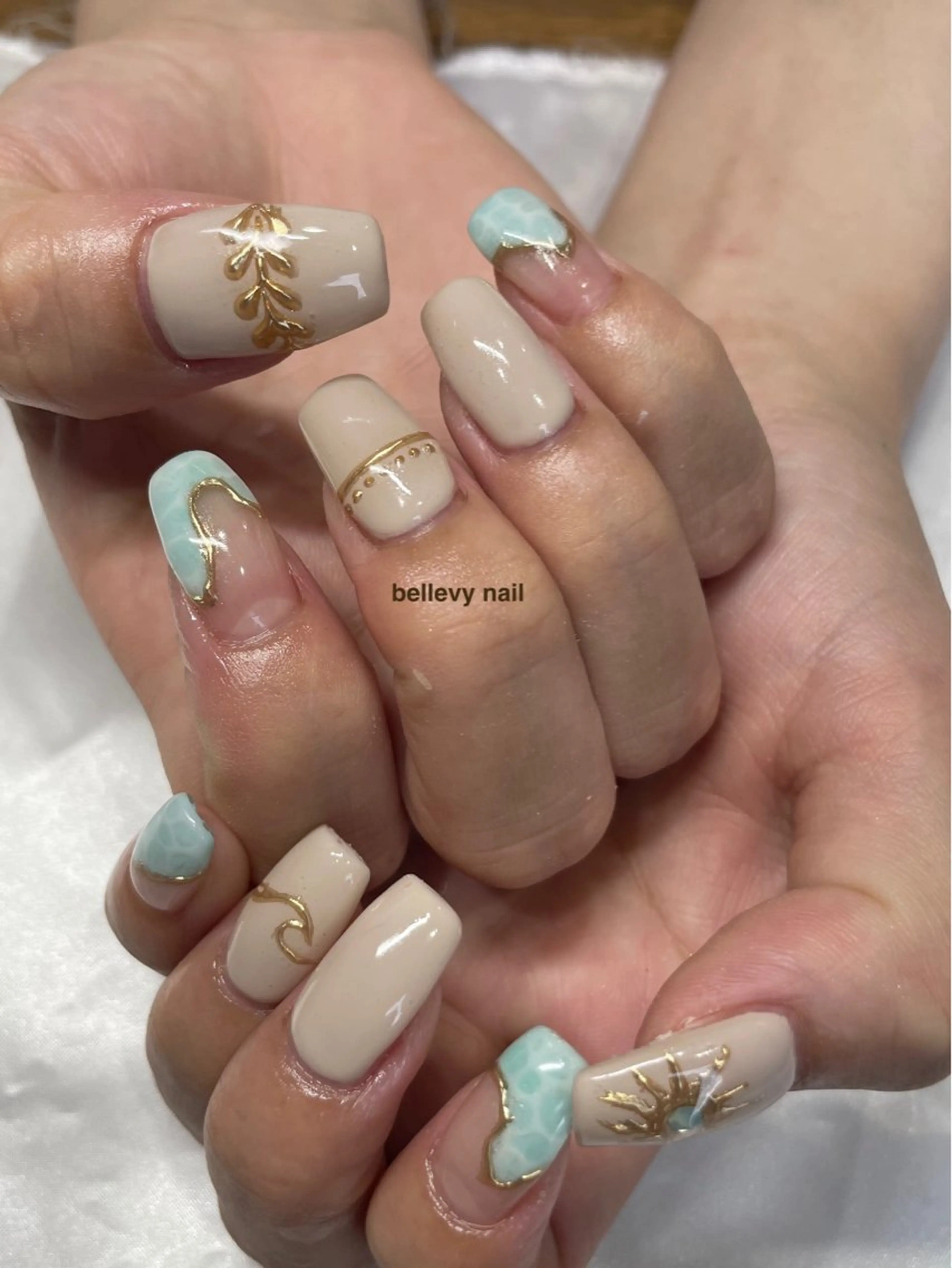 ネイル bellevy所属・藤原 はずきのネイルデザイン