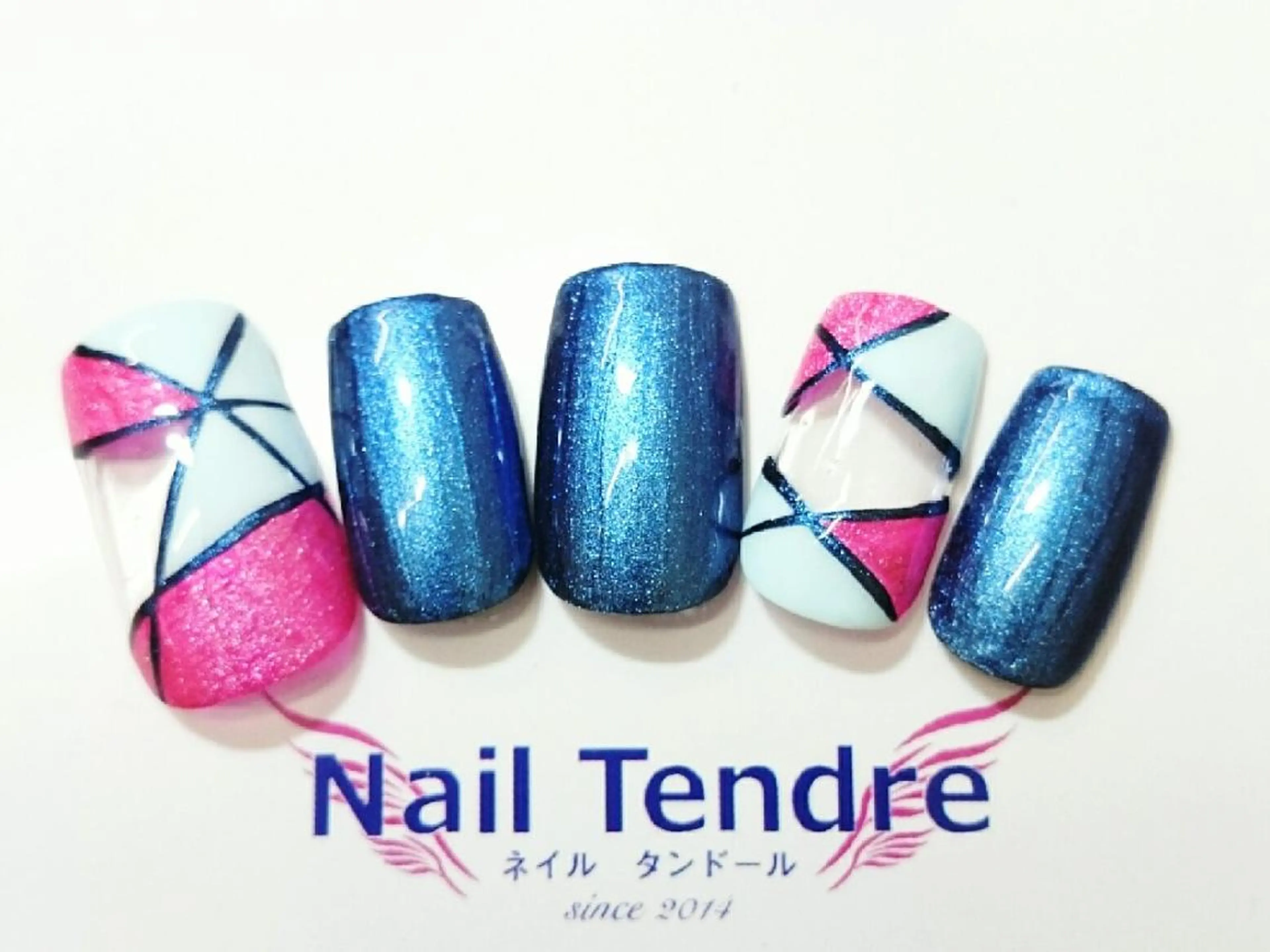 ネイル アートネイル ジェルネイル ソフトジェル ストーンネイル ハンドネイル Nail  Tendreのネイルデザイン