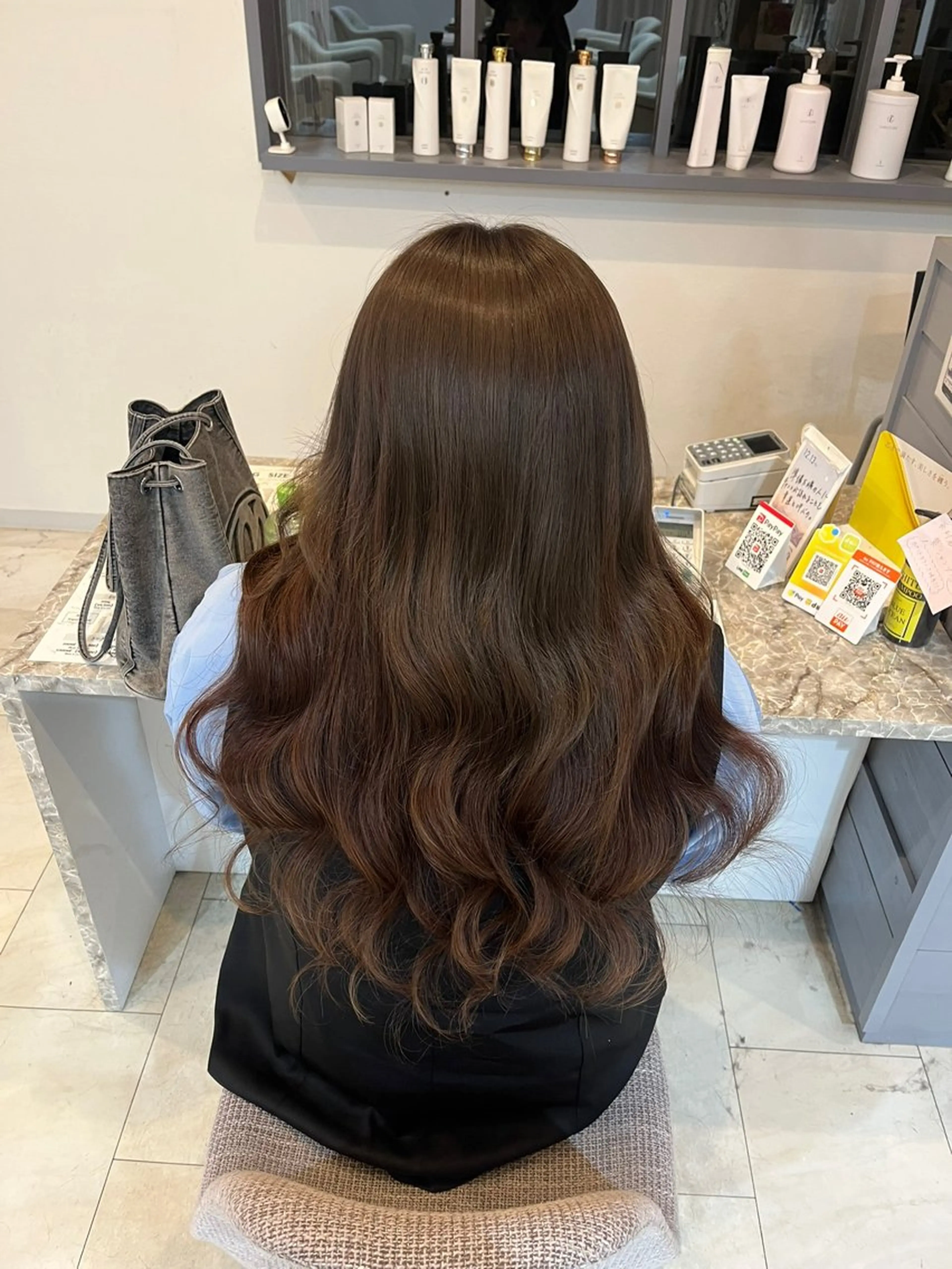カラー ベージュカラー 黒髪 ブリーチ ブロンド ブルーカラー Lapis福岡天神大名店所属・MOMOKA /　Lapis大名店のヘアスタイル