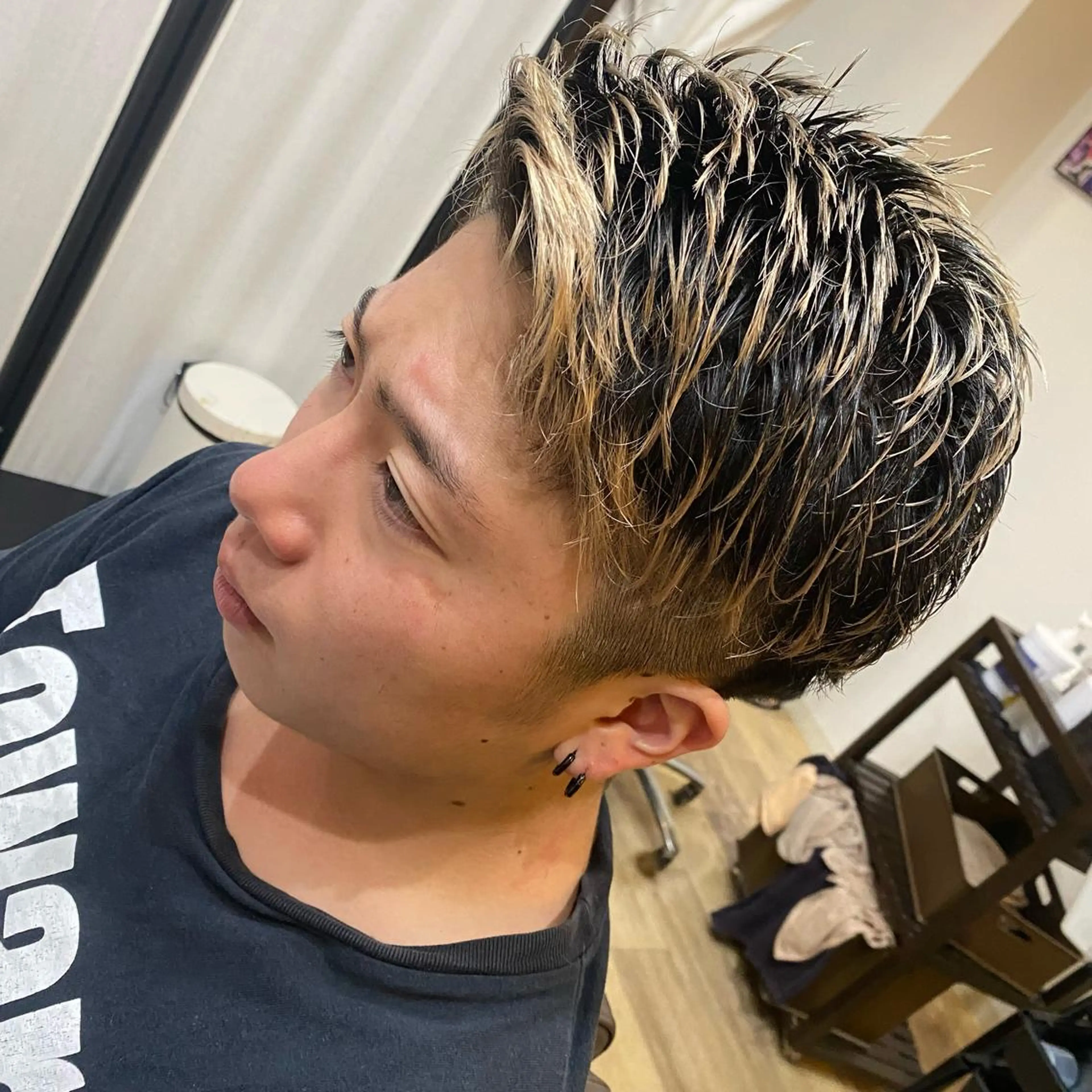ショート メンズ RIRŪA所属・プルシールエクステ ちゃきのヘアスタイル